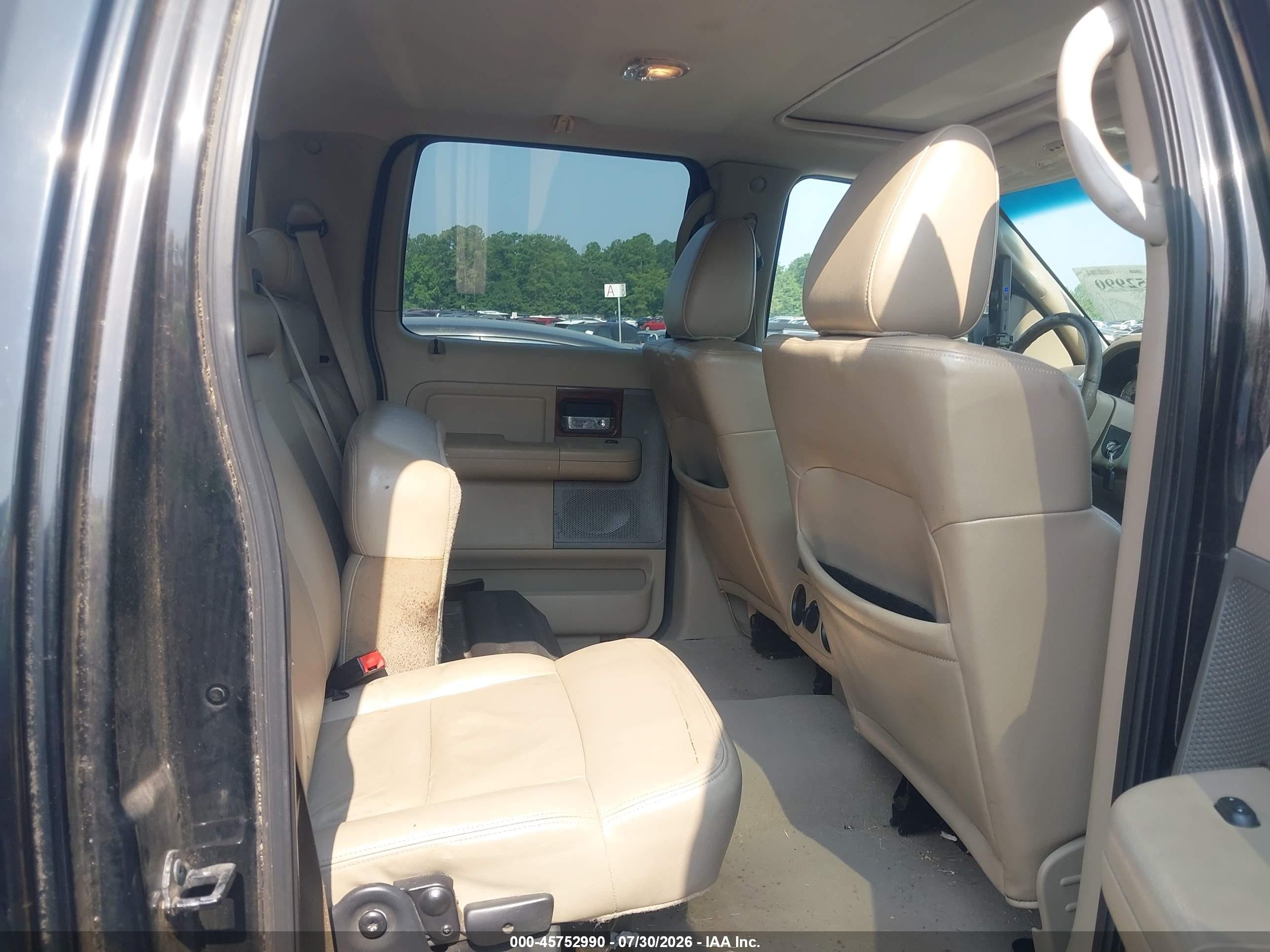 2005 Ford F-150 Fx4/lariat/xlt Black vin: 1FTPW14575KF04453