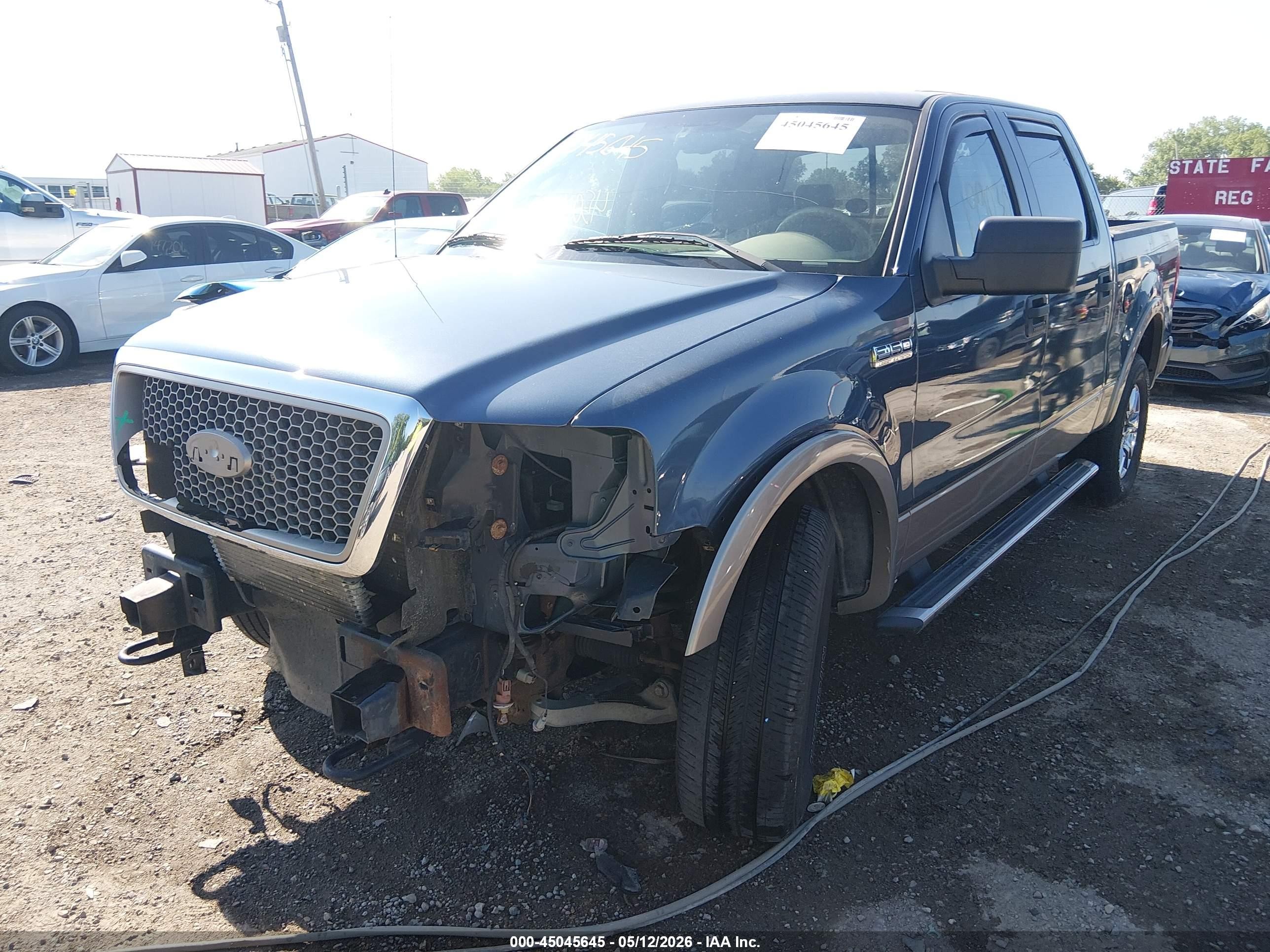 2006 Ford F-150 Fx4/lariat/xlt Blue vin: 1FTPW14576KA88244