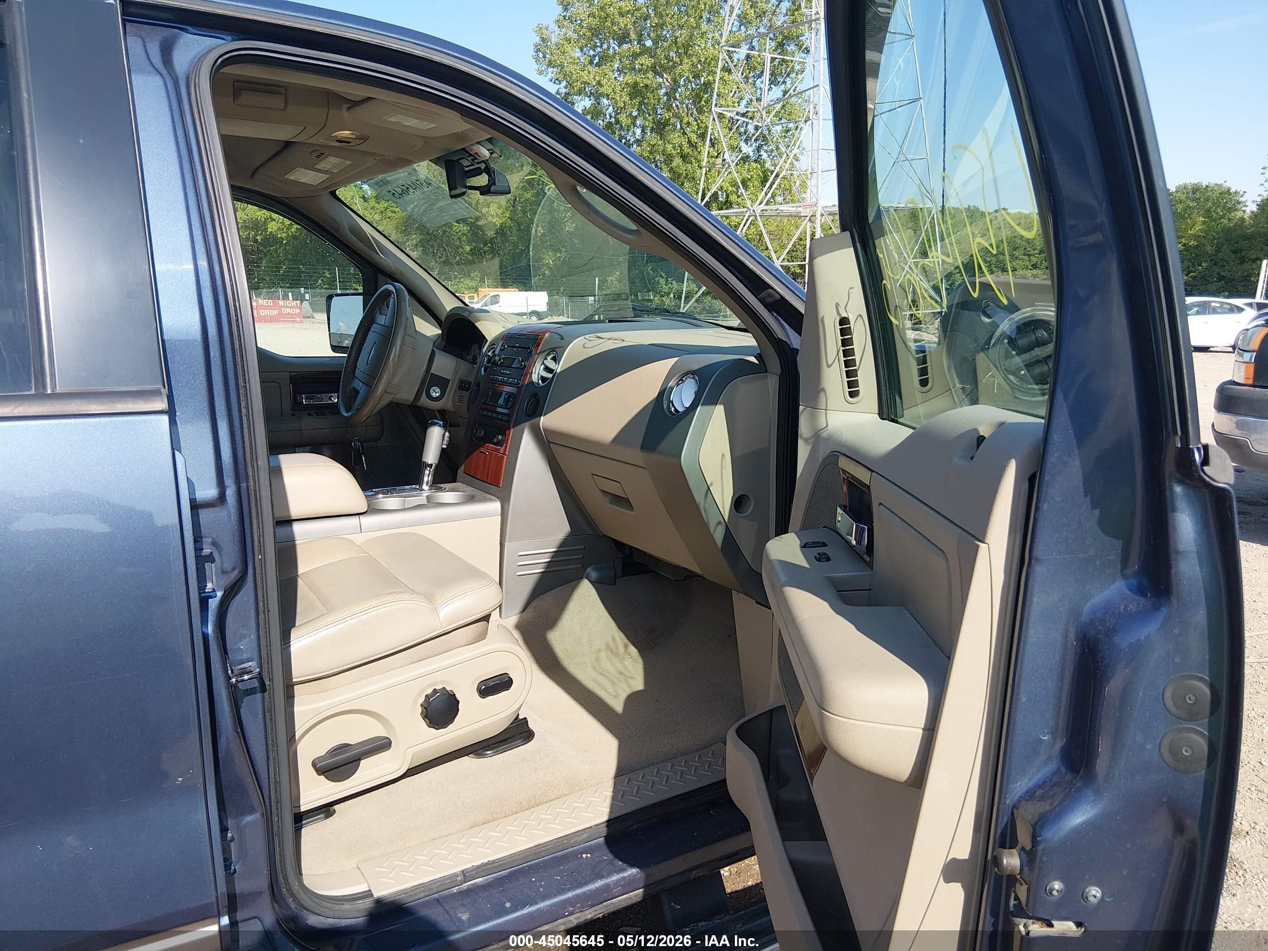 2006 Ford F-150 Fx4/lariat/xlt Blue vin: 1FTPW14576KA88244