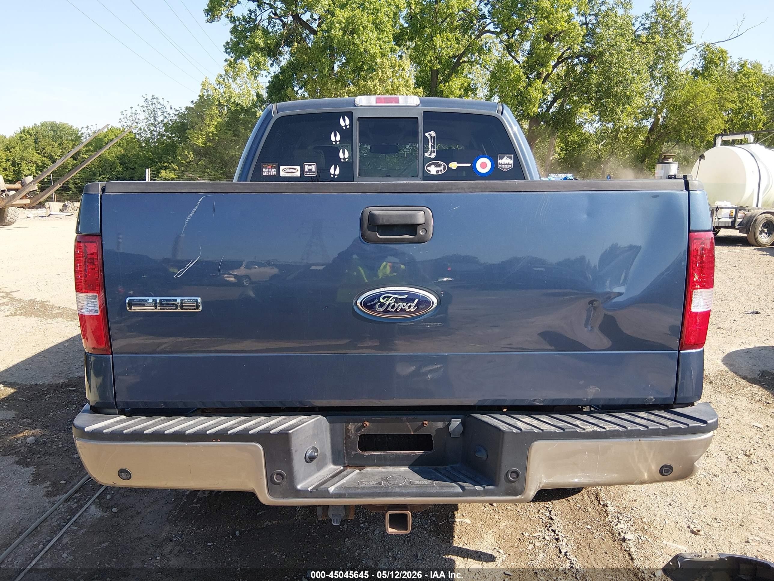 2006 Ford F-150 Fx4/lariat/xlt Blue vin: 1FTPW14576KA88244