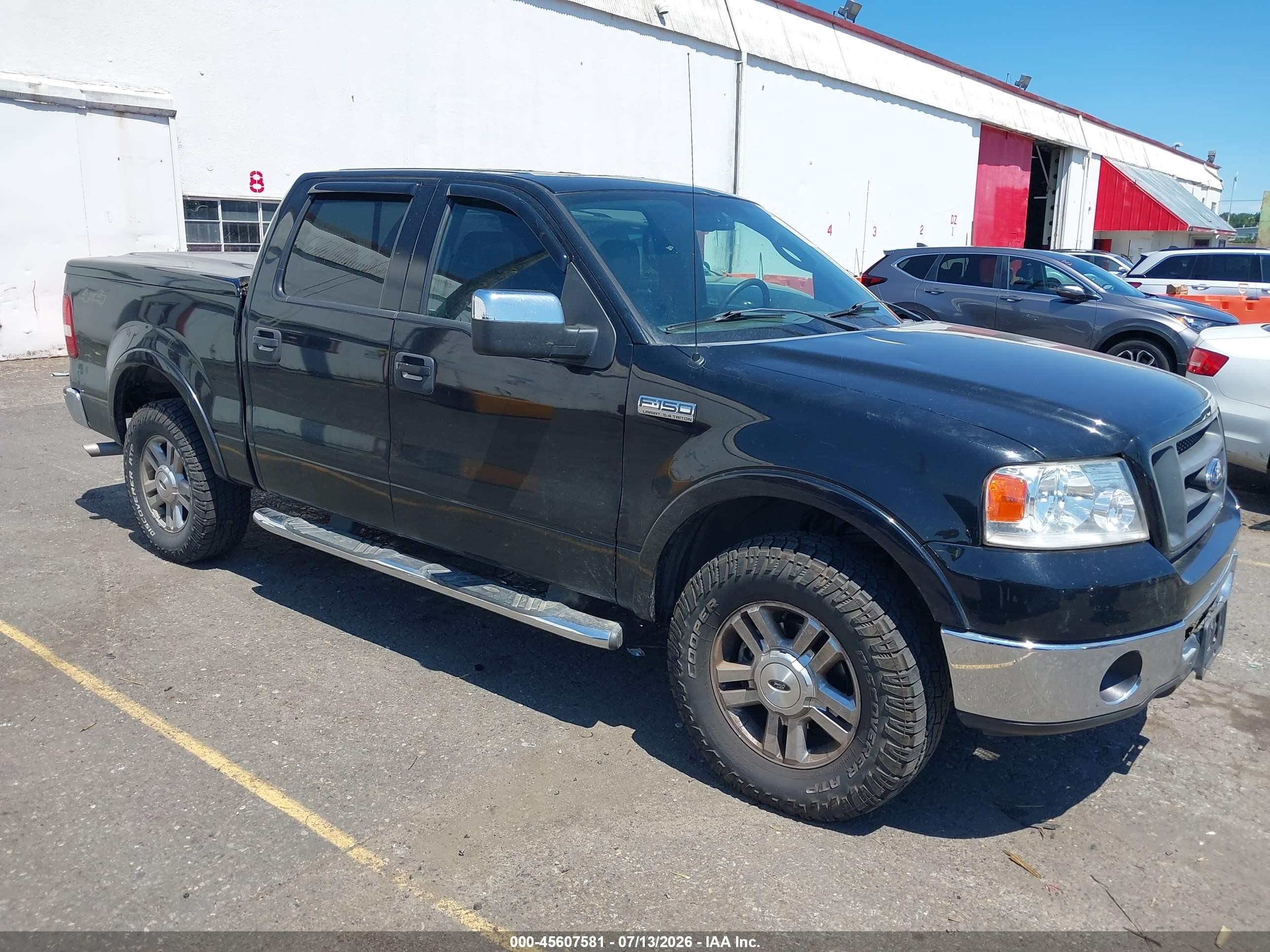 2006 Ford F-150 Fx4/lariat/xlt Black vin: 1FTPW14576KA88311