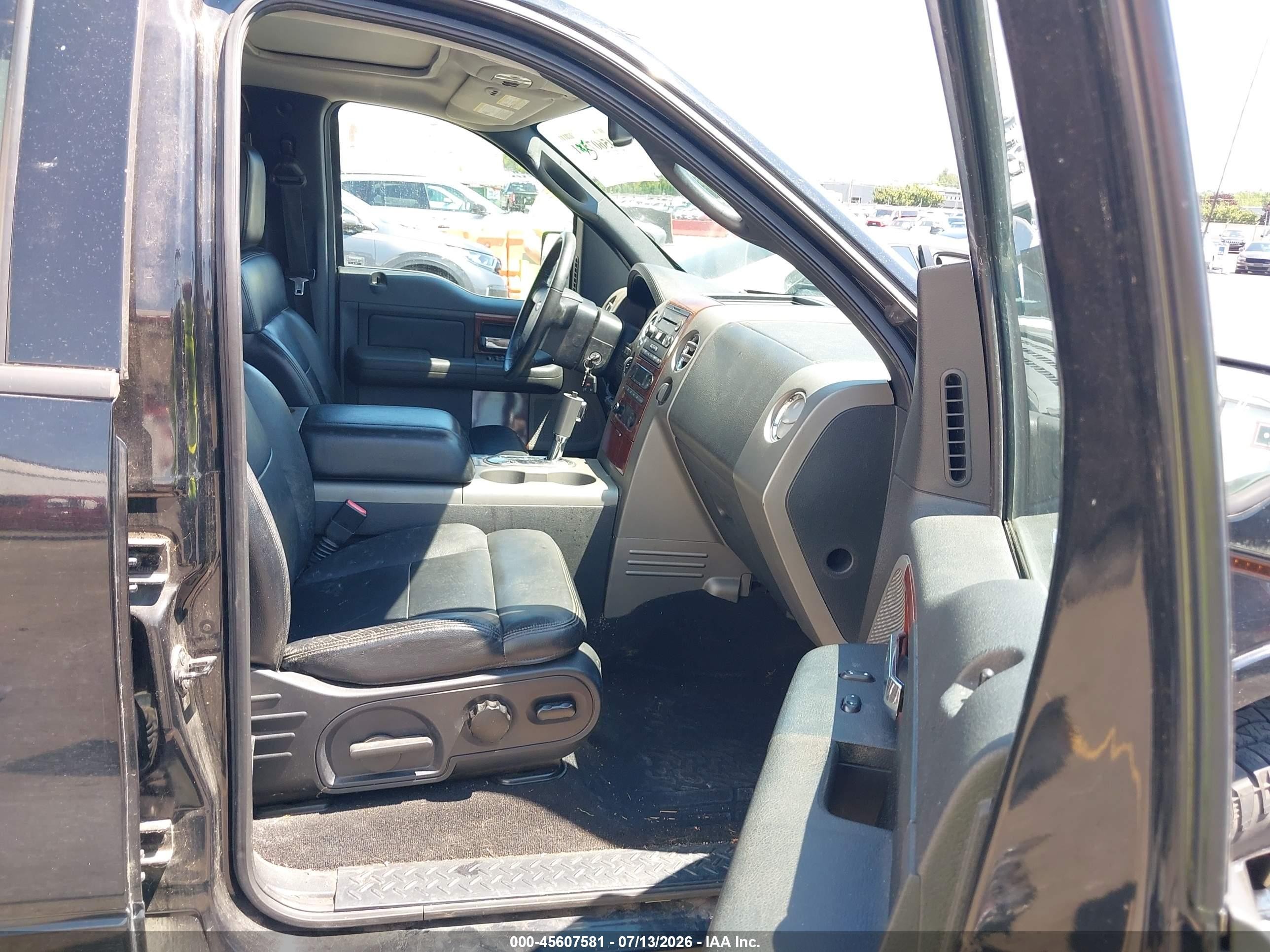 2006 Ford F-150 Fx4/lariat/xlt Black vin: 1FTPW14576KA88311