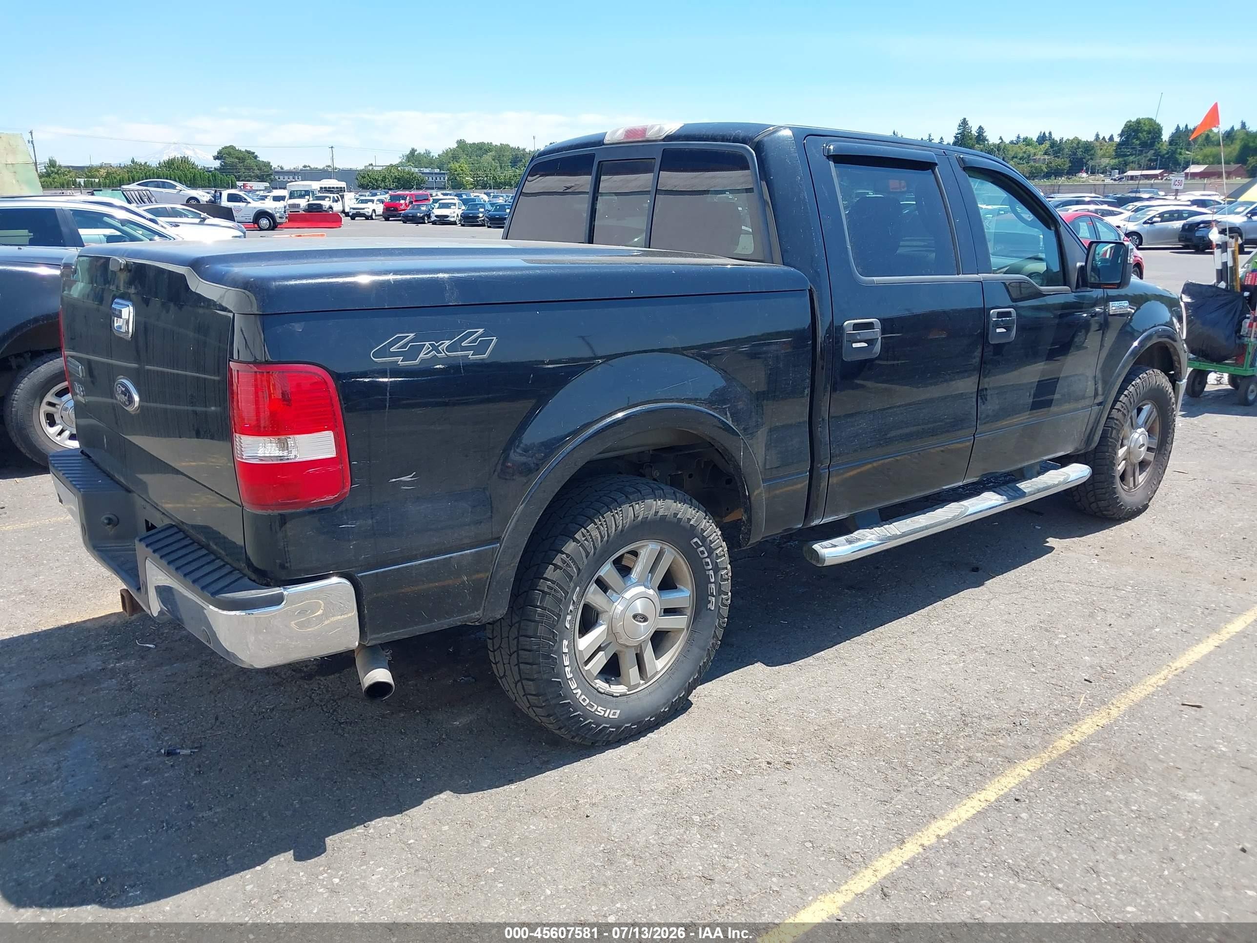 2006 Ford F-150 Fx4/lariat/xlt Black vin: 1FTPW14576KA88311