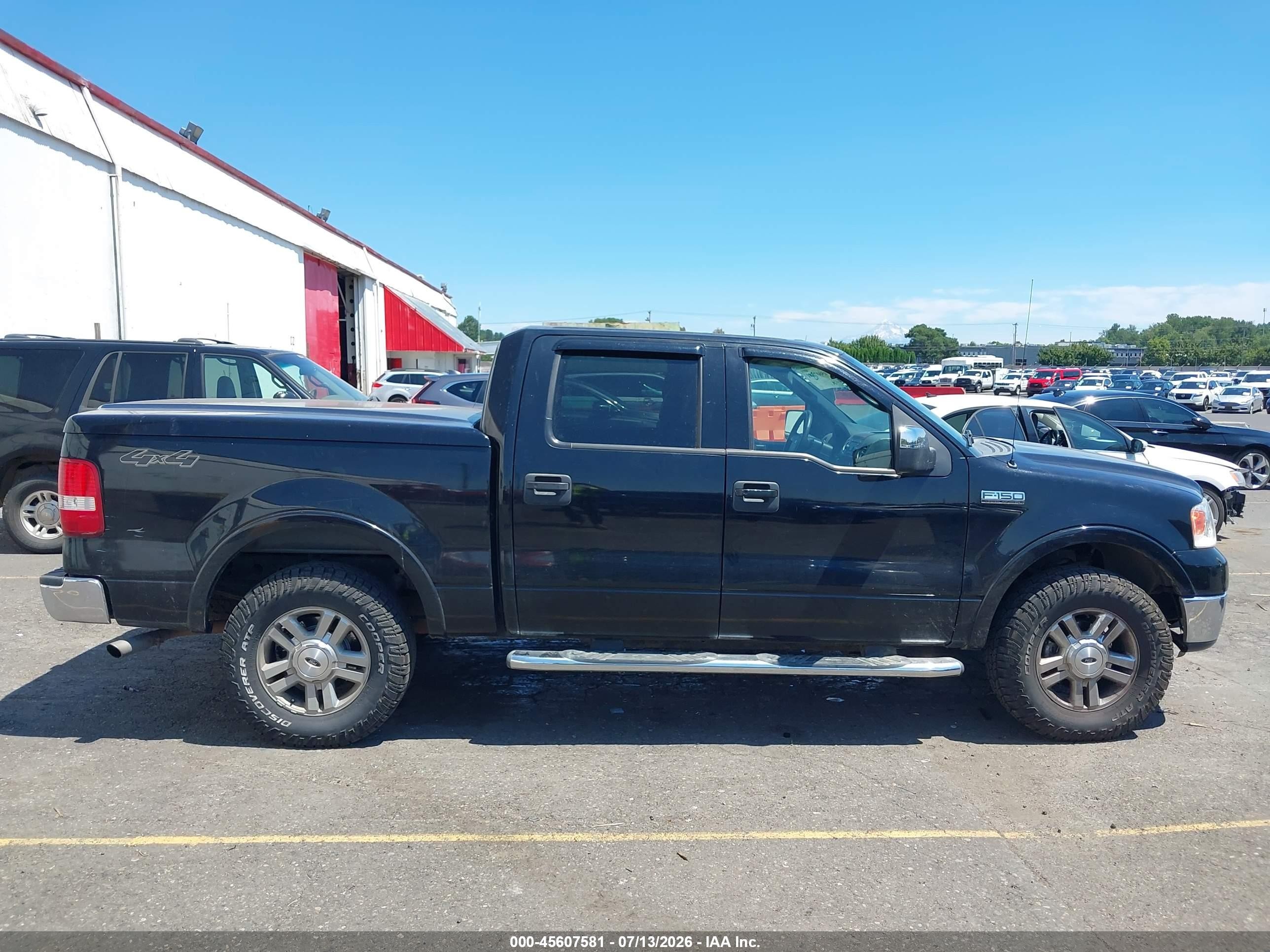 2006 Ford F-150 Fx4/lariat/xlt Black vin: 1FTPW14576KA88311