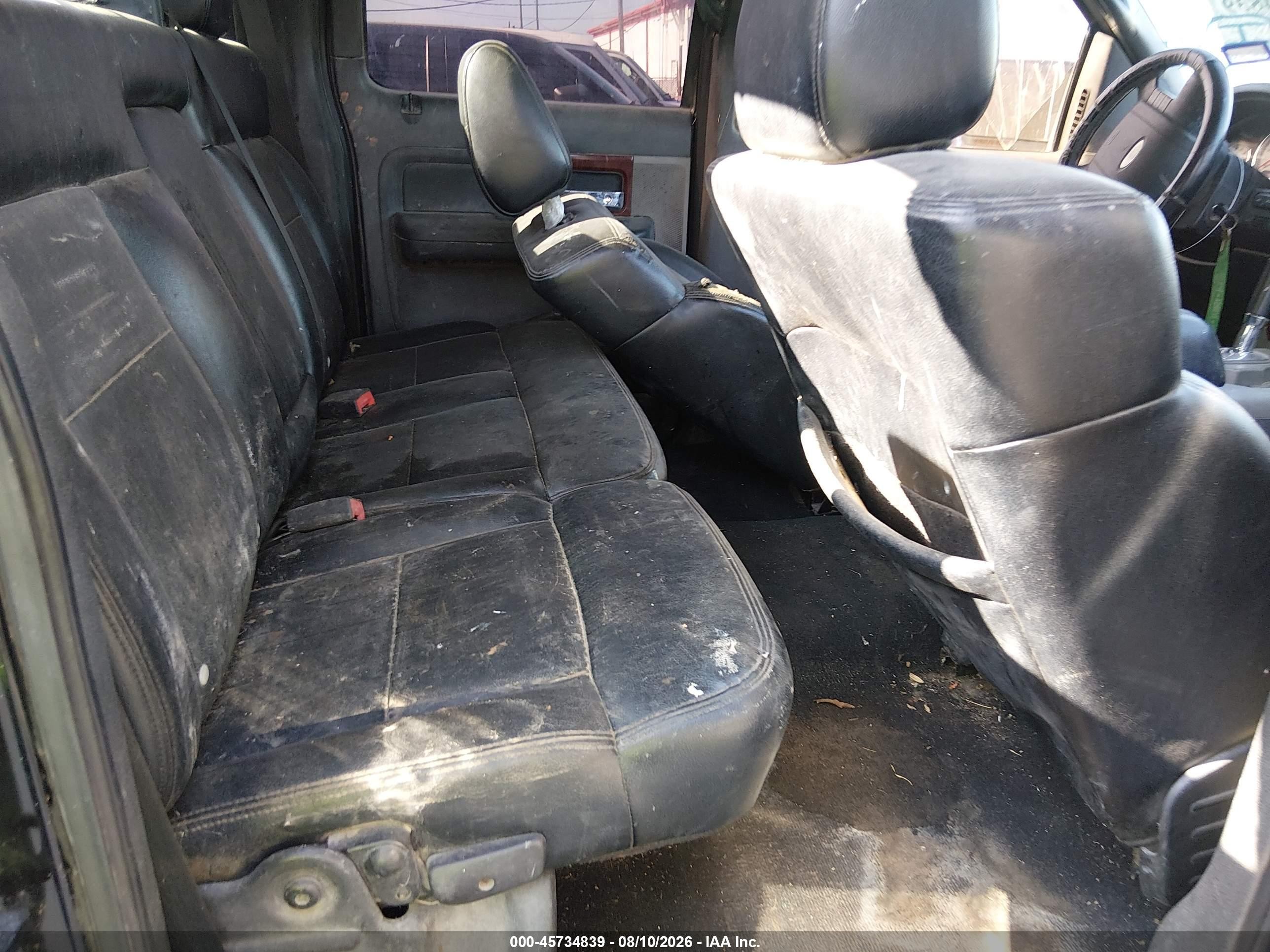 2006 Ford F-150 Fx4/lariat/xlt Black vin: 1FTPW14576KB43419