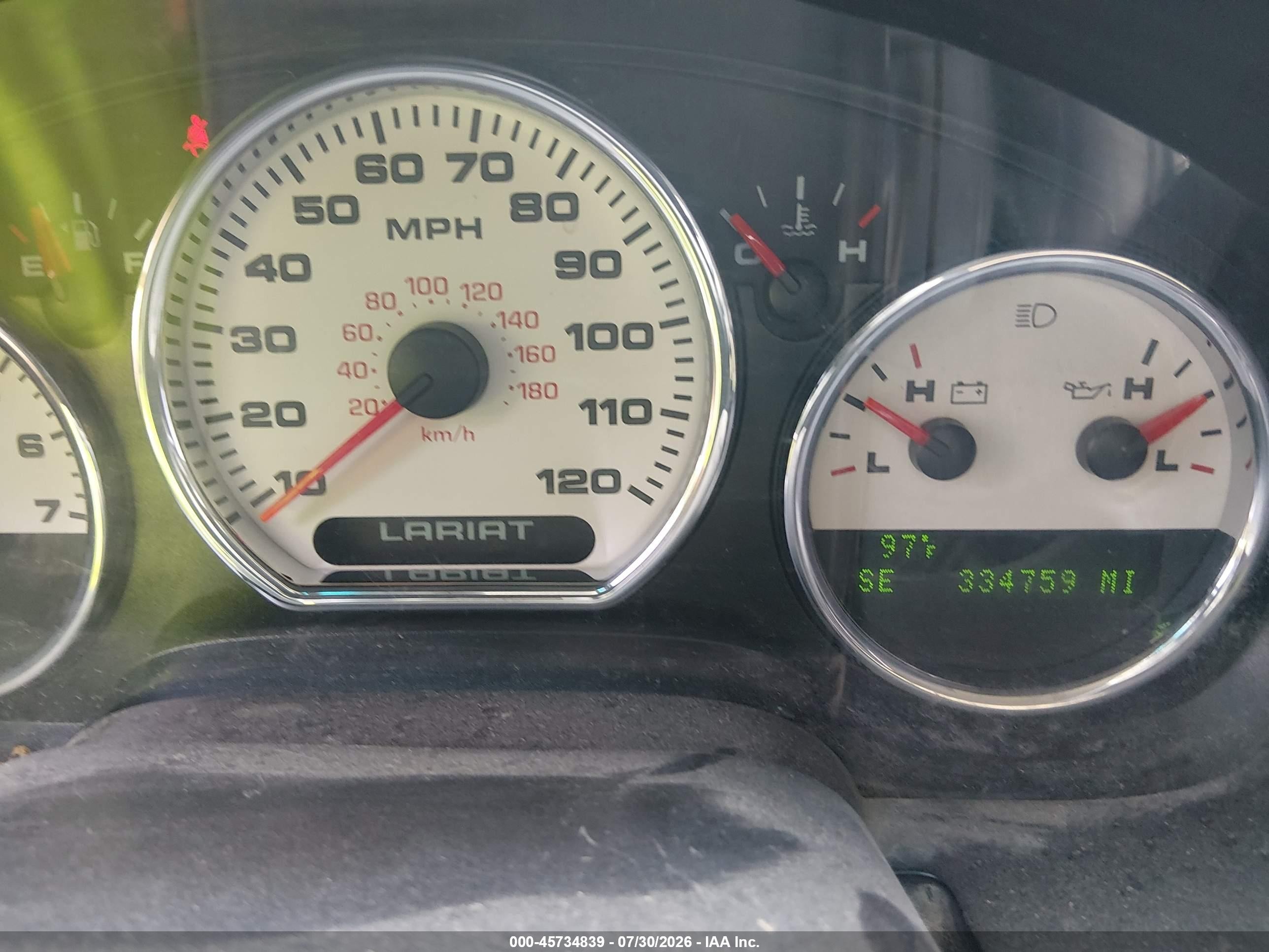 2006 Ford F-150 Fx4/lariat/xlt Black vin: 1FTPW14576KB43419