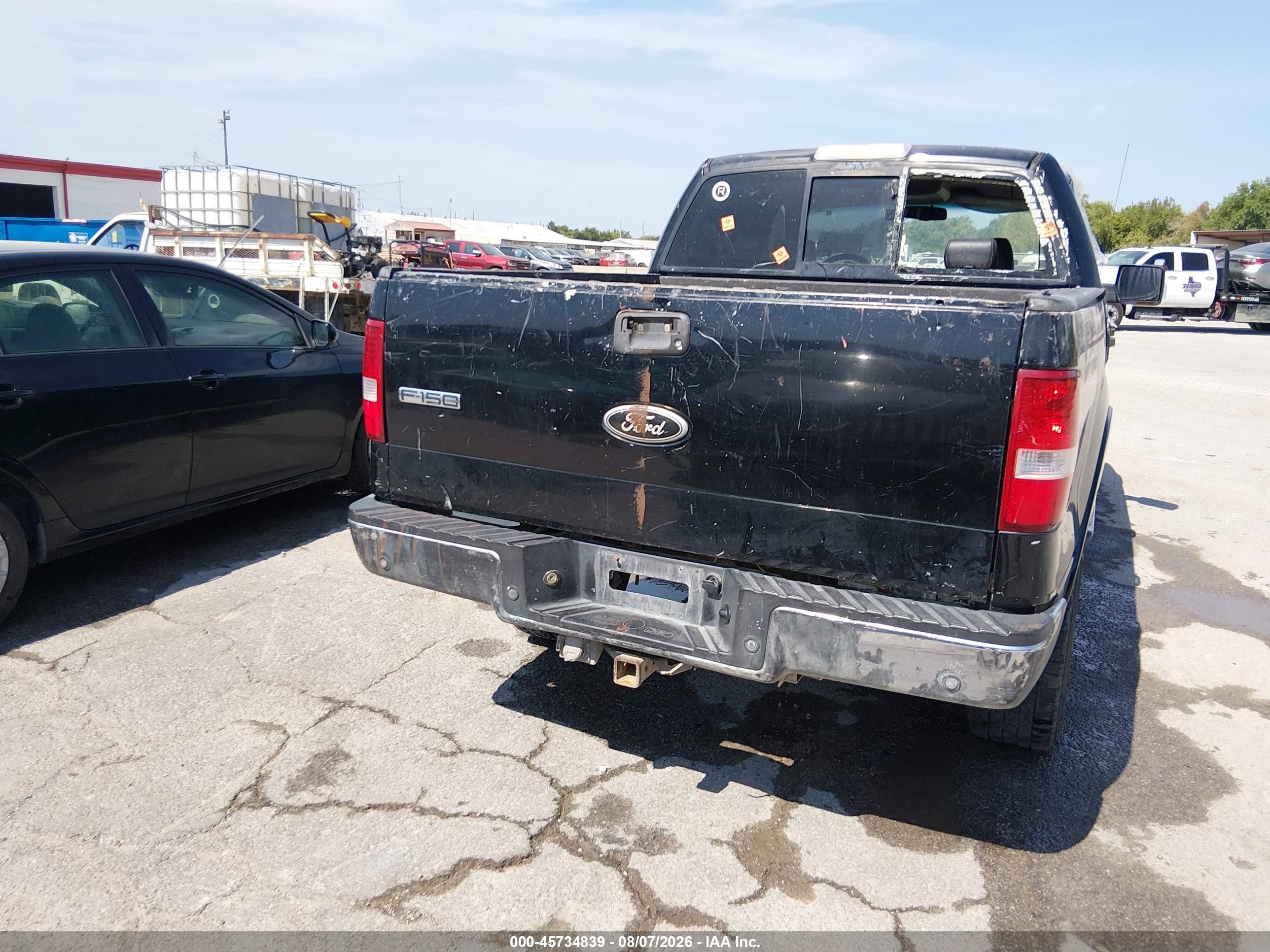 2006 Ford F-150 Fx4/lariat/xlt Black vin: 1FTPW14576KB43419