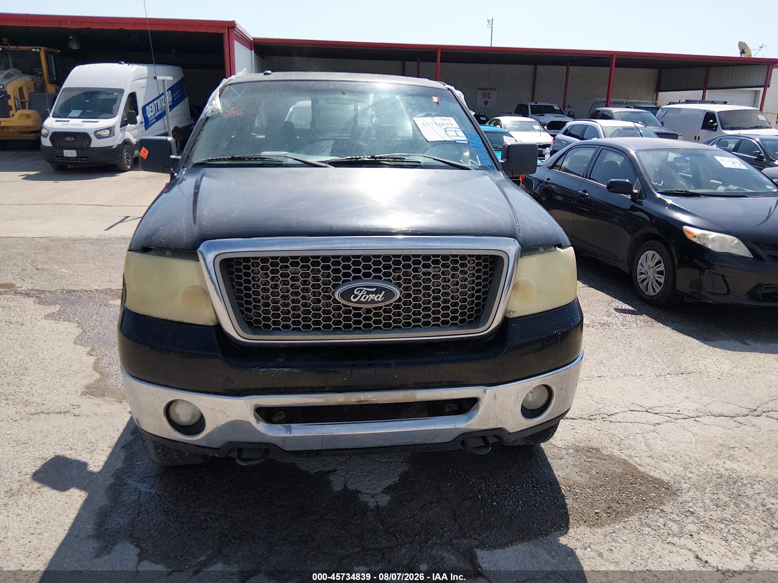2006 Ford F-150 Fx4/lariat/xlt Black vin: 1FTPW14576KB43419