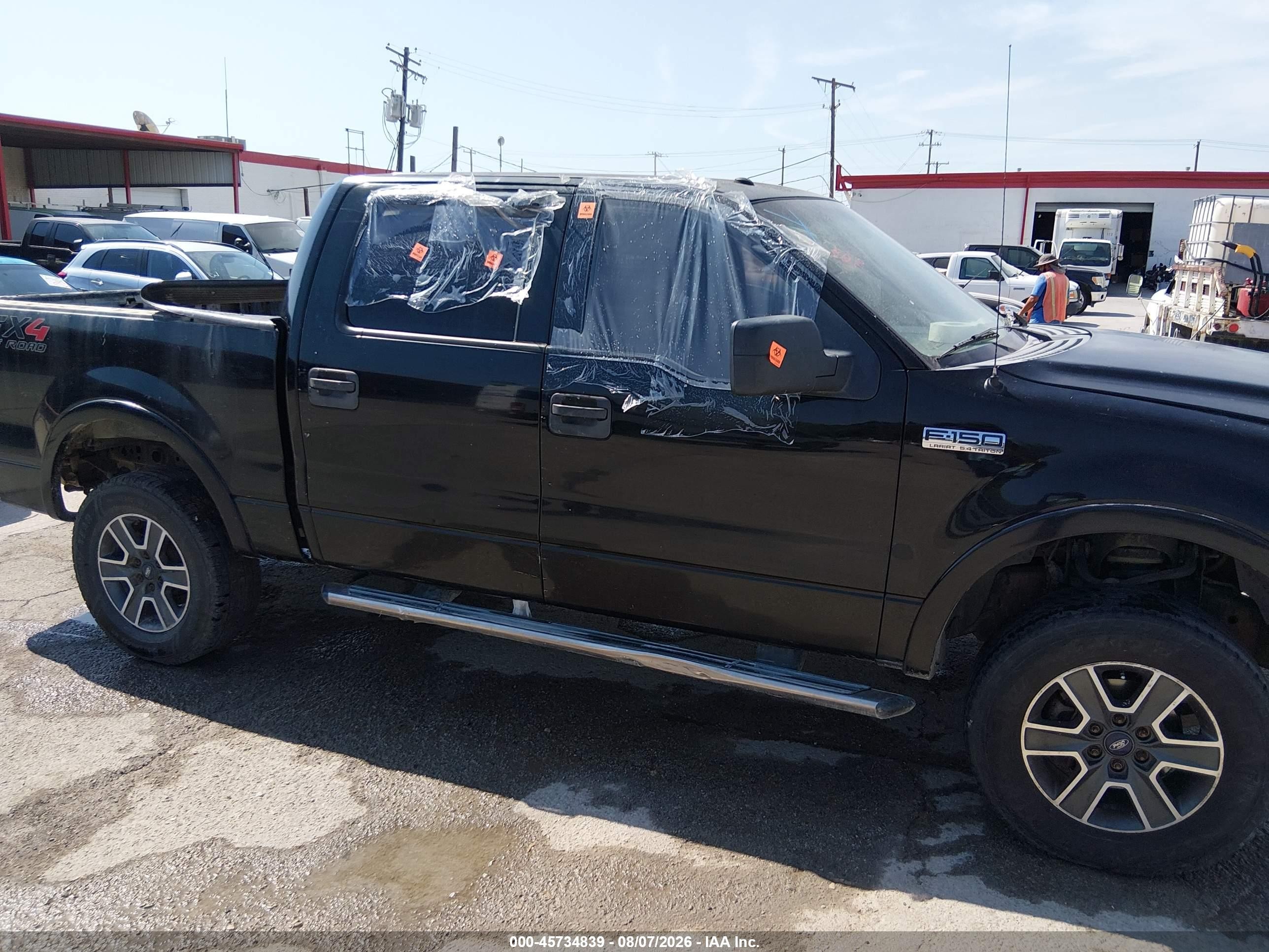 2006 Ford F-150 Fx4/lariat/xlt Black vin: 1FTPW14576KB43419
