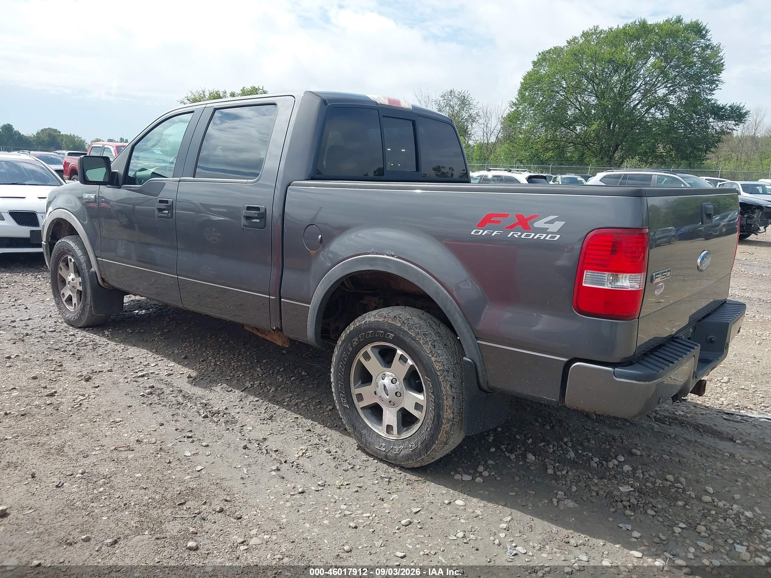 2006 Ford F-150 Fx4/lariat/xlt Gray vin: 1FTPW14576KB83287