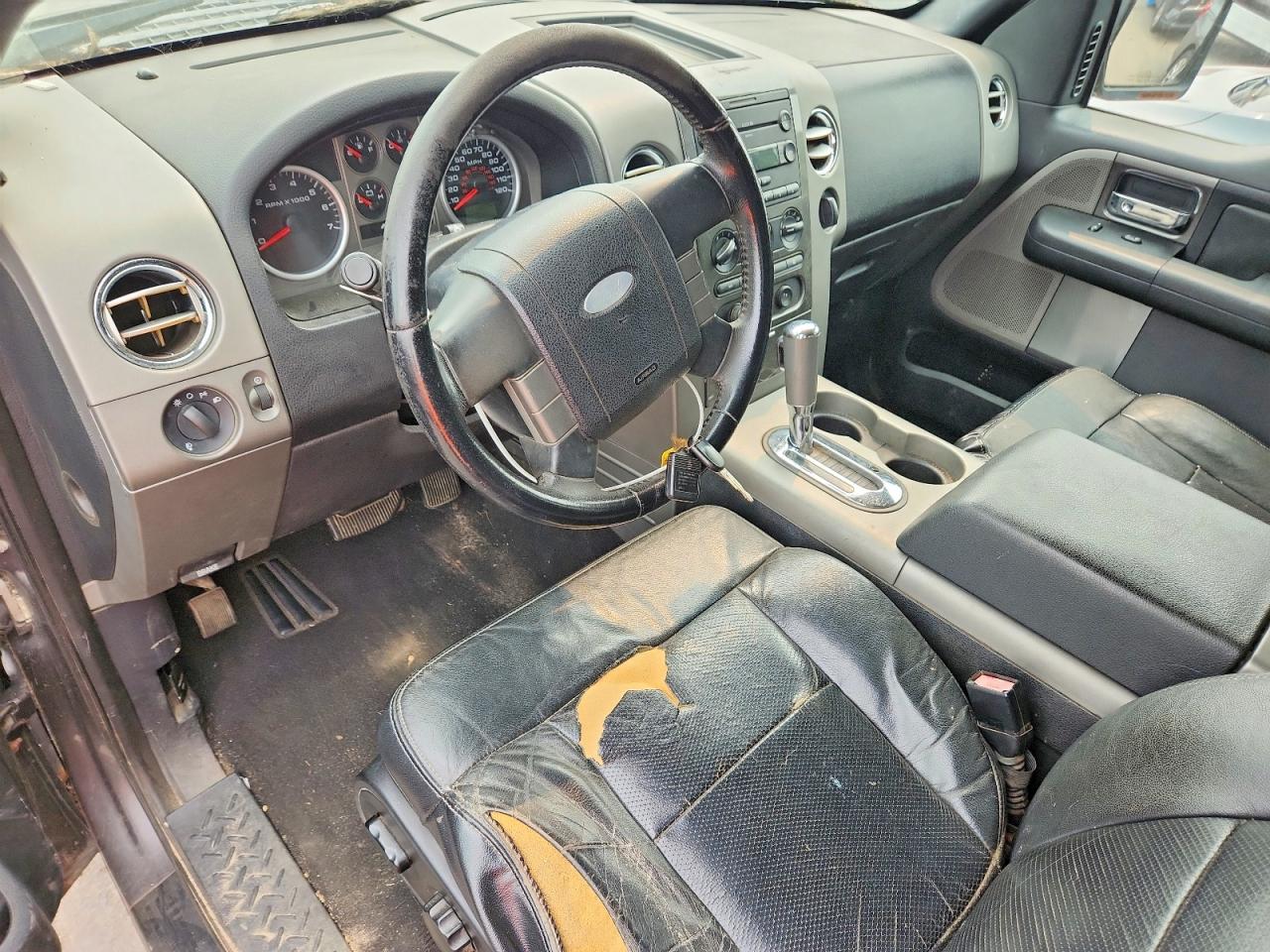2007 Ford F150 Supercrew Gray vin: 1FTPW14577FB17445