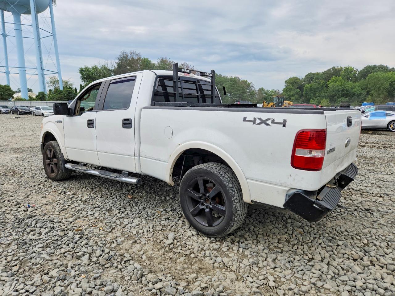 2008 Ford F150 Supercrew White vin: 1FTPW14578FA80933