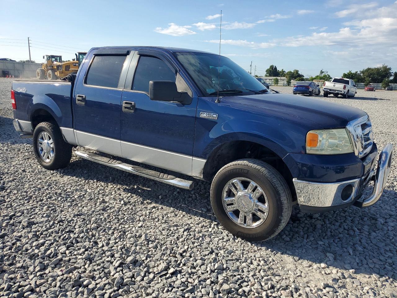 2008 Ford F150 Supercrew Синий vin: 1FTPW14578FC16462