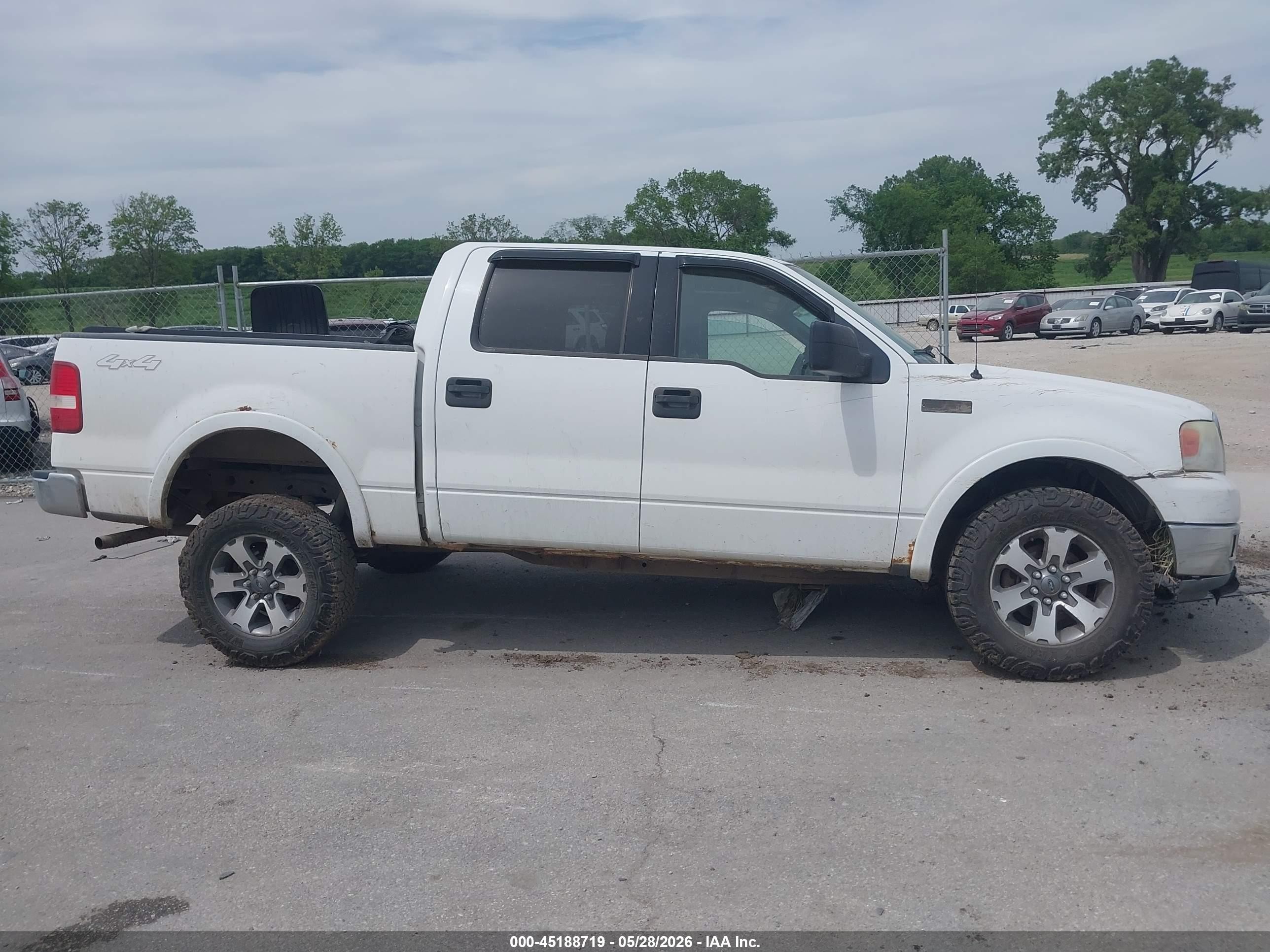 2004 Ford F-150 Fx4/lariat/xlt White vin: 1FTPW14584FA08603