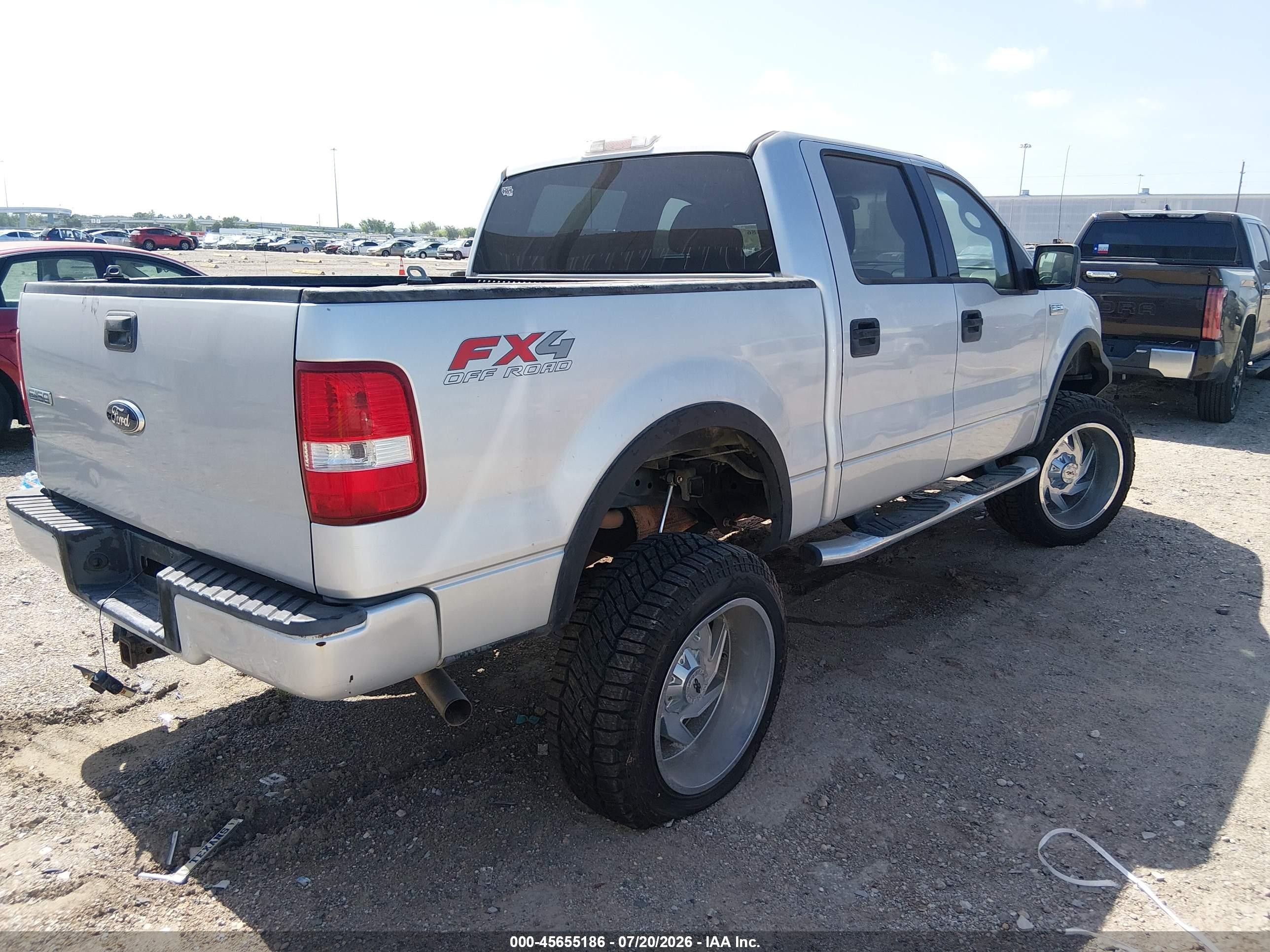2004 Ford F-150 Fx4/lariat/xlt Silver vin: 1FTPW14584FA14546