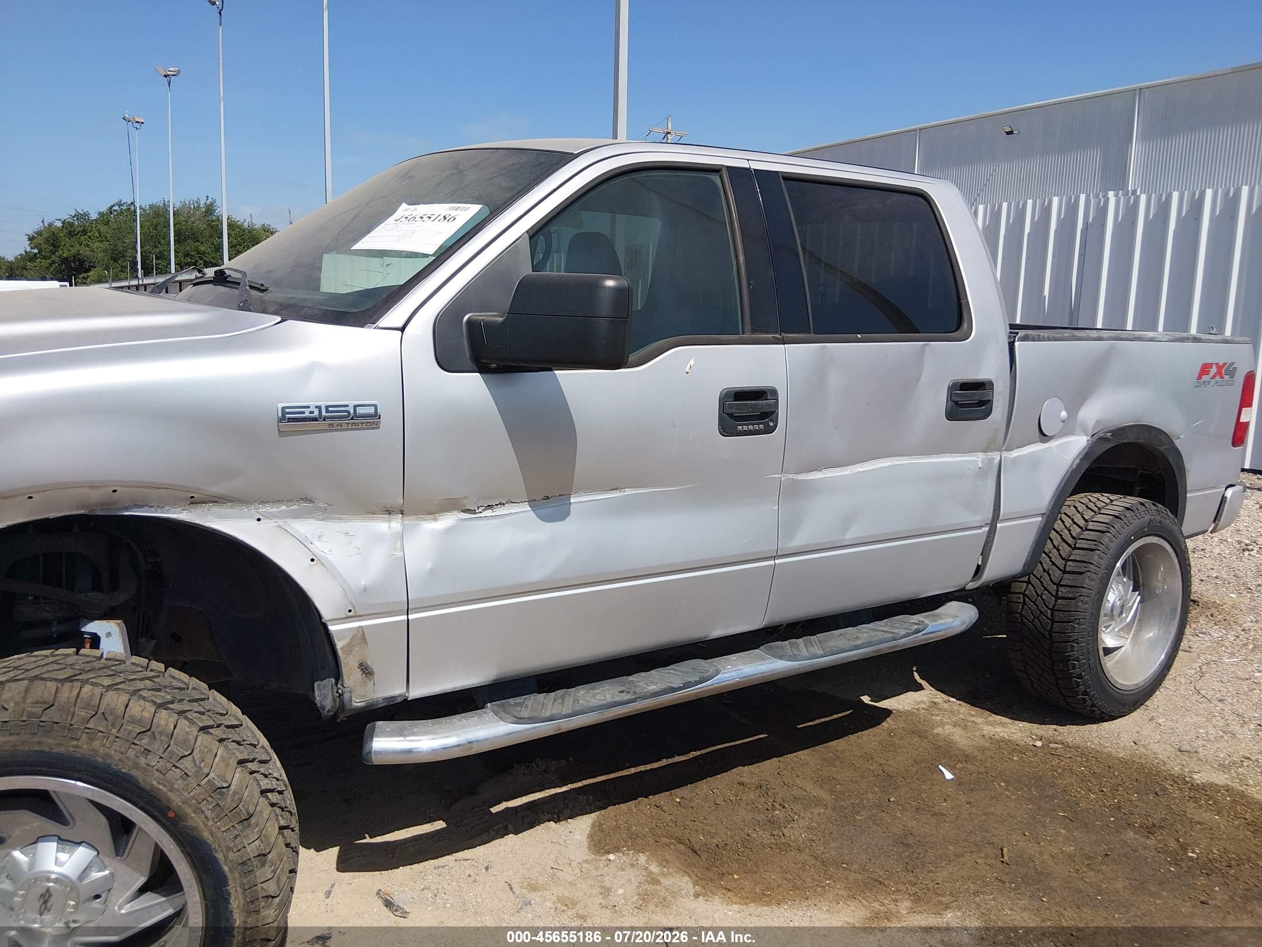 2004 Ford F-150 Fx4/lariat/xlt Silver vin: 1FTPW14584FA14546
