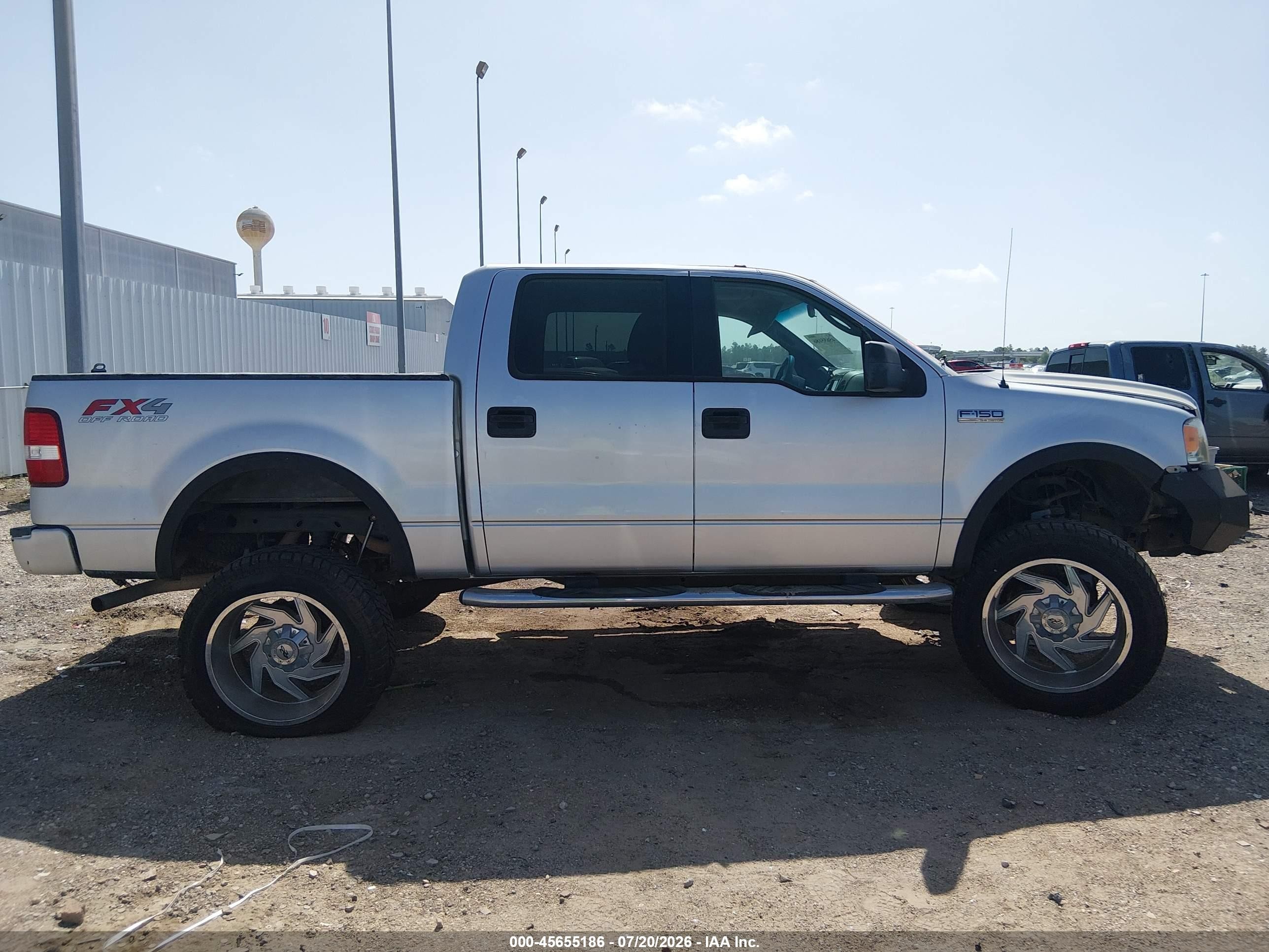 2004 Ford F-150 Fx4/lariat/xlt Silver vin: 1FTPW14584FA14546
