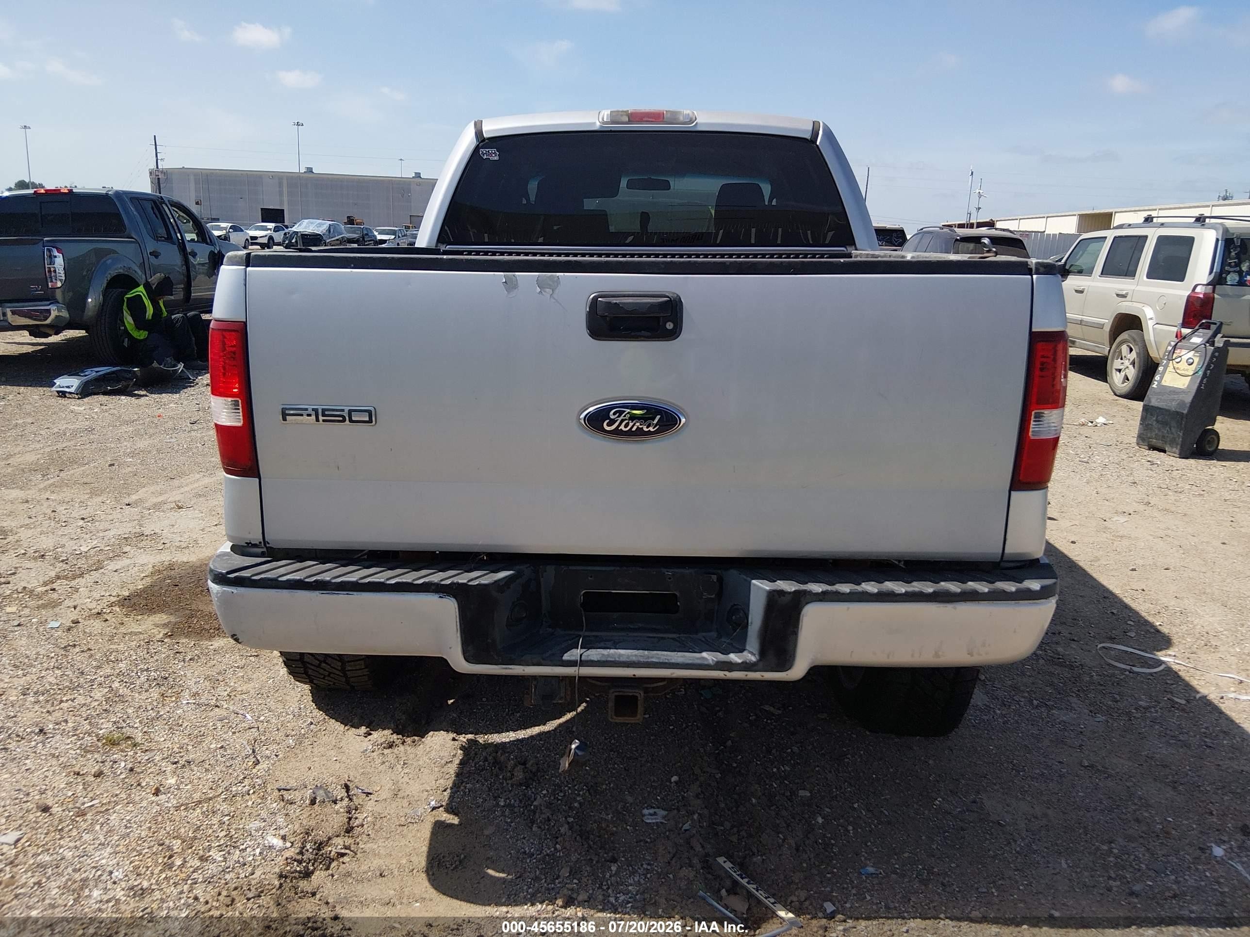 2004 Ford F-150 Fx4/lariat/xlt Silver vin: 1FTPW14584FA14546