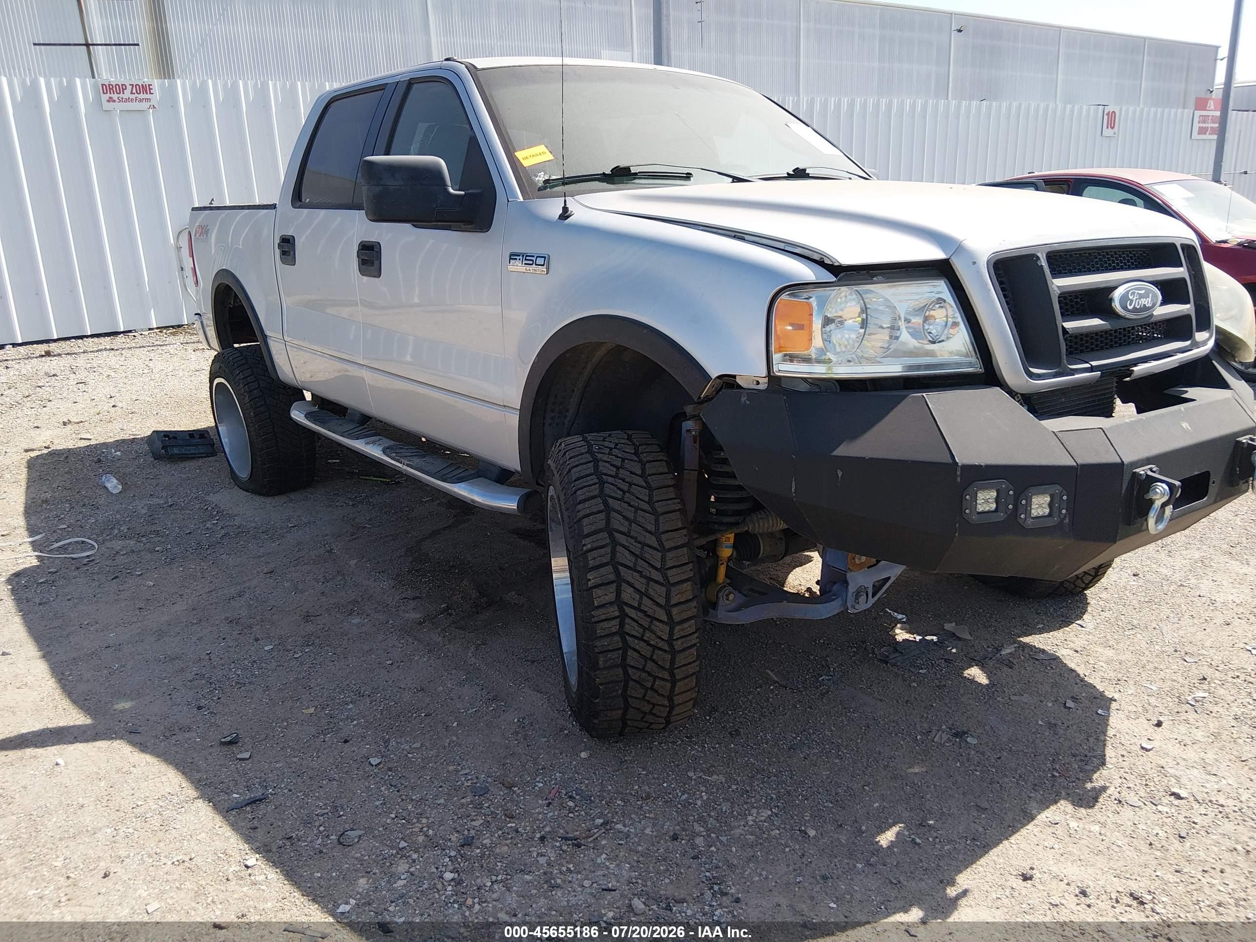 2004 Ford F-150 Fx4/lariat/xlt Silver vin: 1FTPW14584FA14546