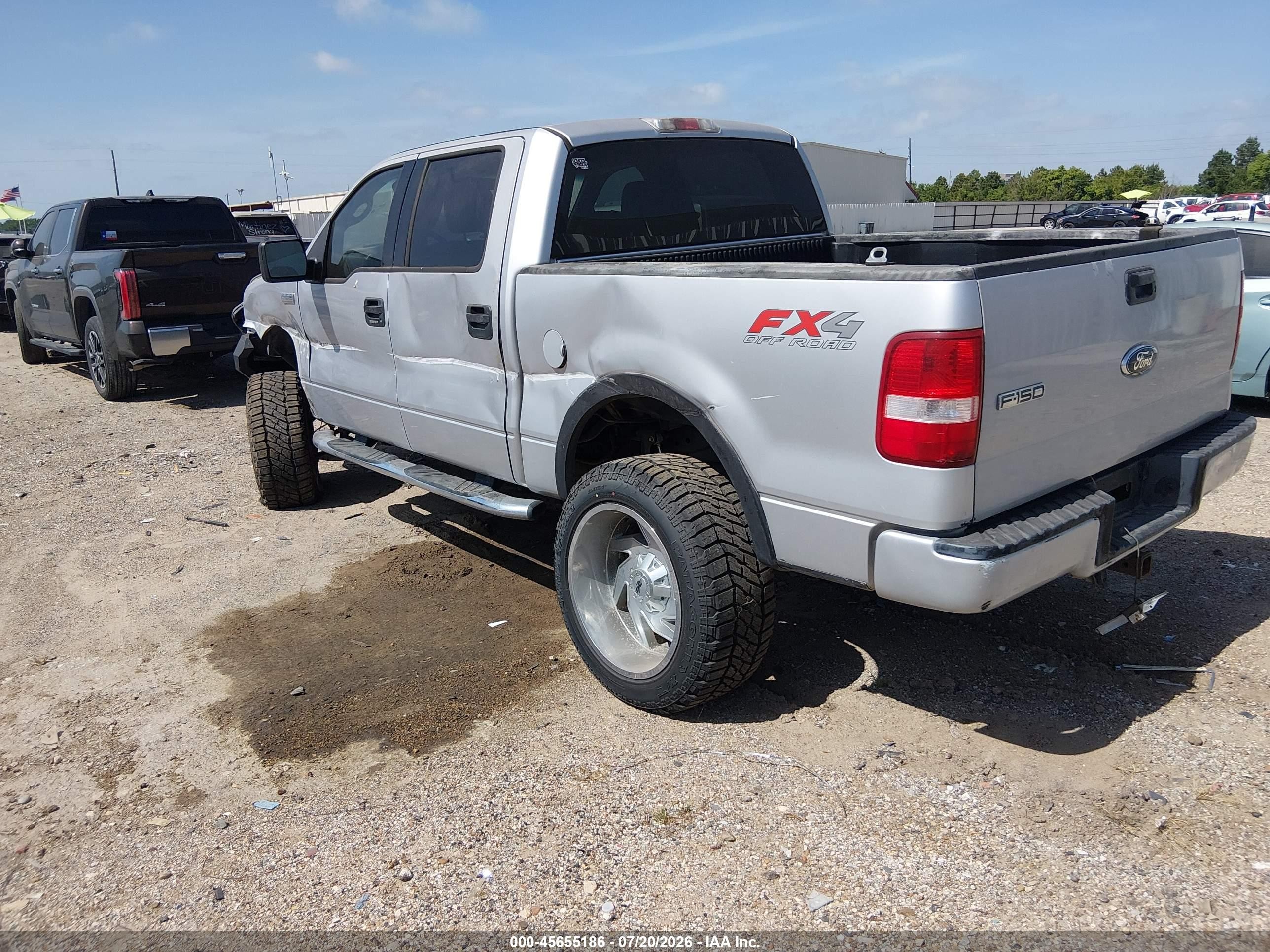2004 Ford F-150 Fx4/lariat/xlt Silver vin: 1FTPW14584FA14546