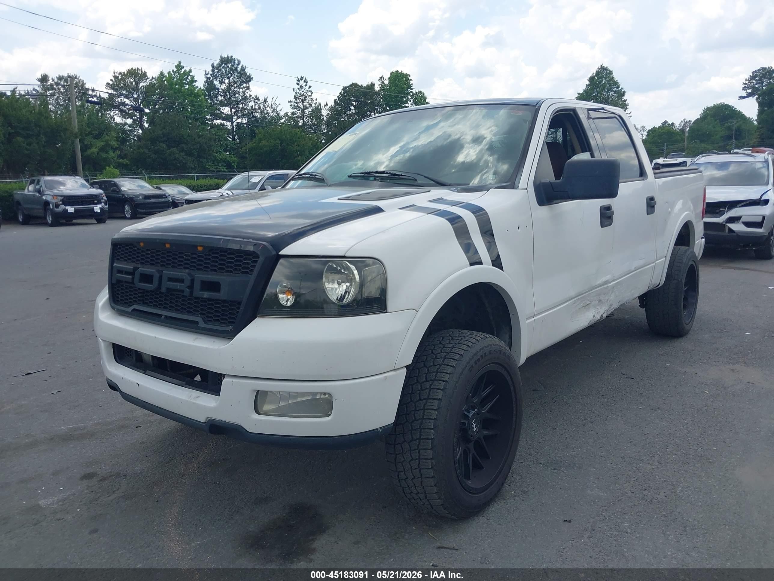 2004 Ford F-150 Fx4/lariat/xlt White vin: 1FTPW14584KA01142
