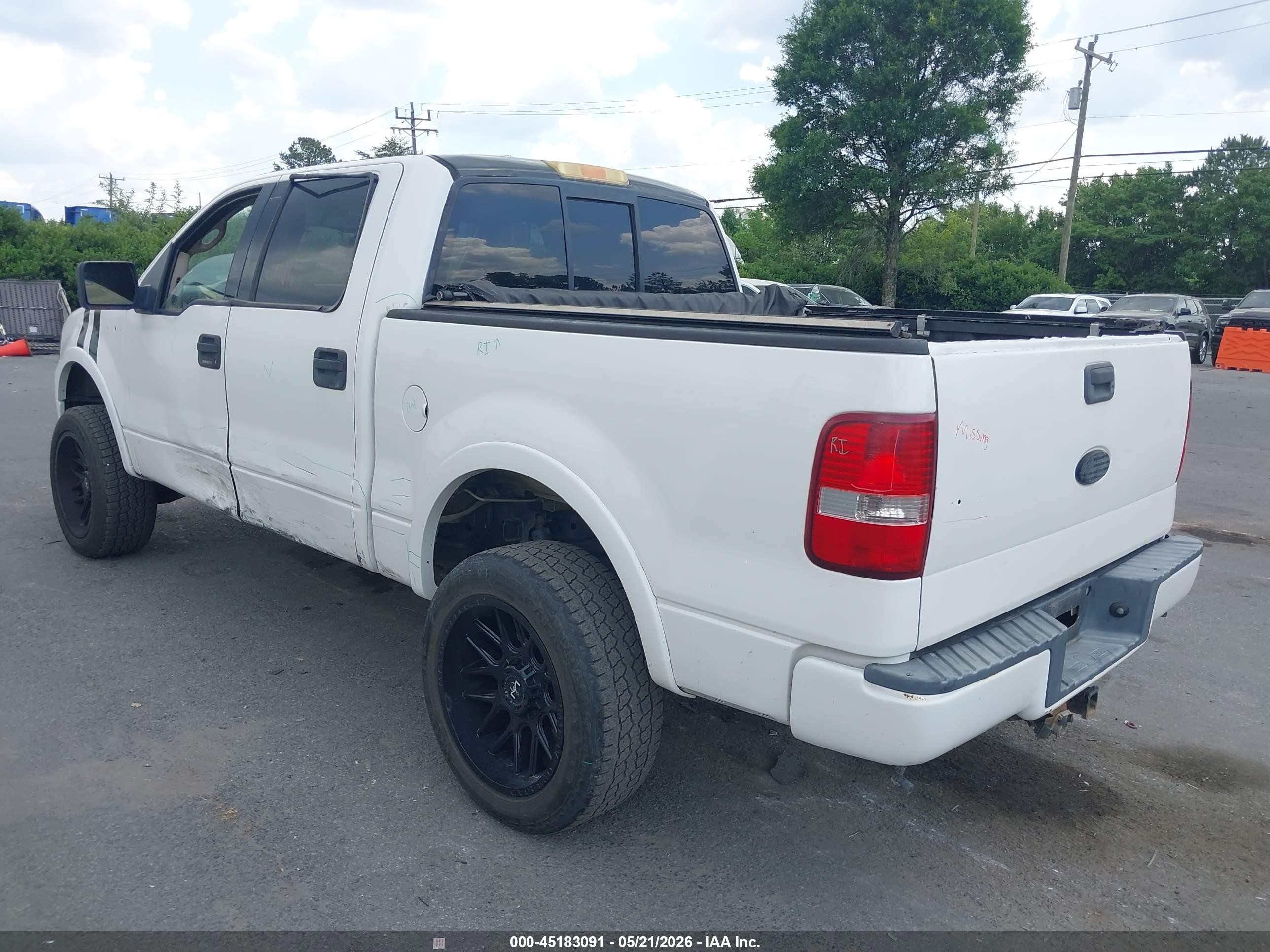 2004 Ford F-150 Fx4/lariat/xlt White vin: 1FTPW14584KA01142