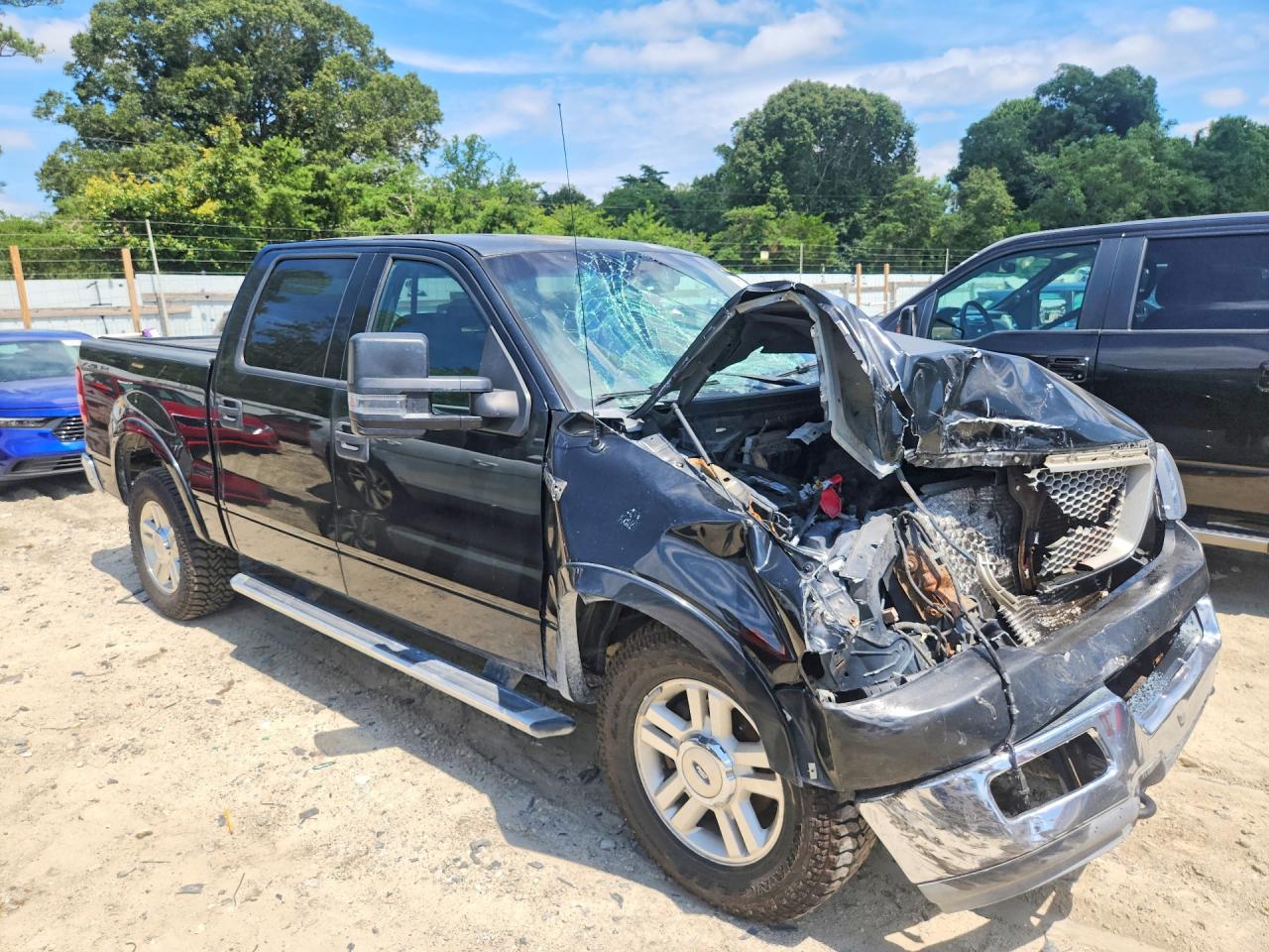 2004 Ford F150 Supercrew Черный vin: 1FTPW14584KB28280