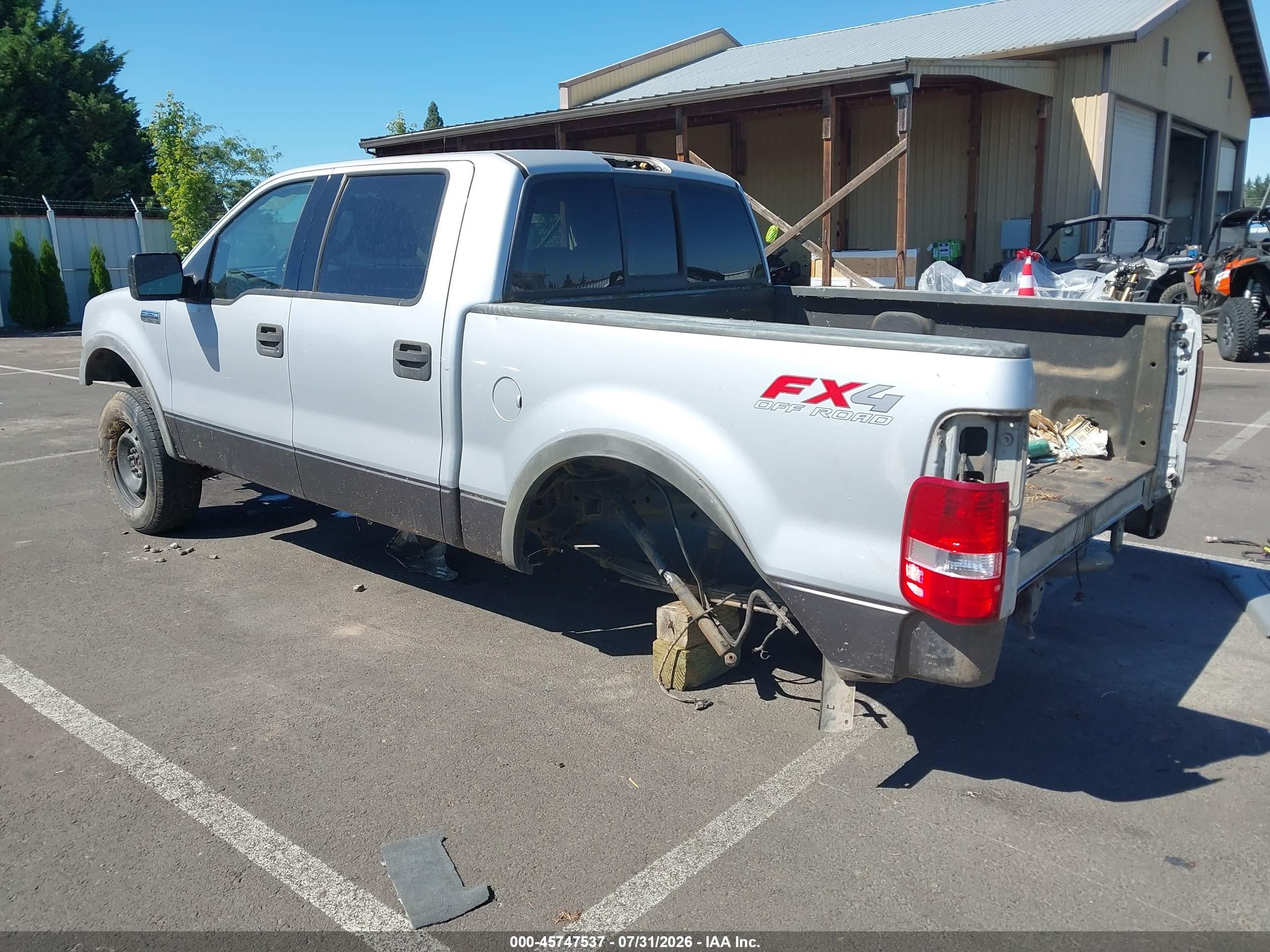 2004 Ford F-150 Fx4/lariat/xlt Silver vin: 1FTPW14584KC32610