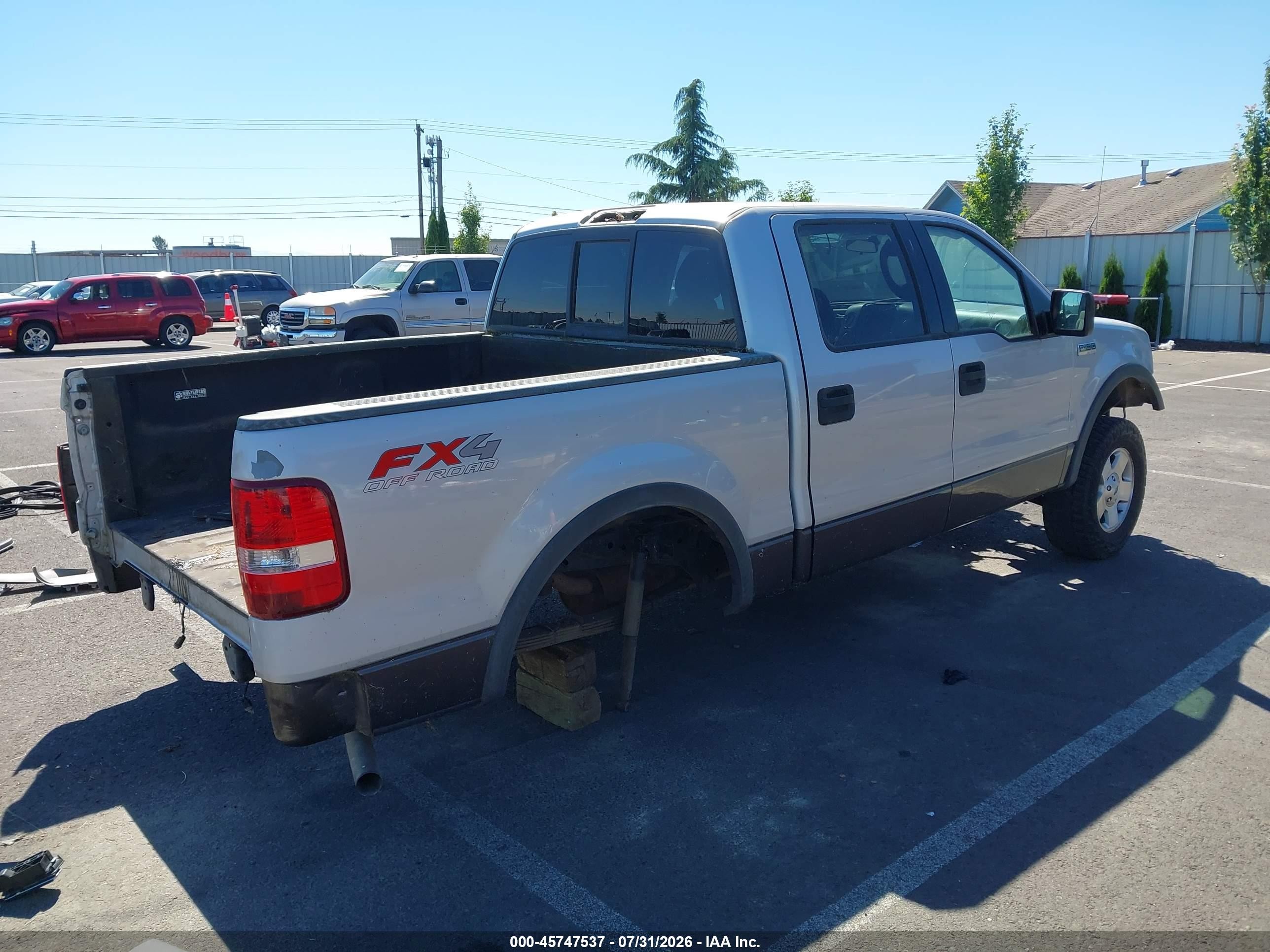 2004 Ford F-150 Fx4/lariat/xlt Silver vin: 1FTPW14584KC32610