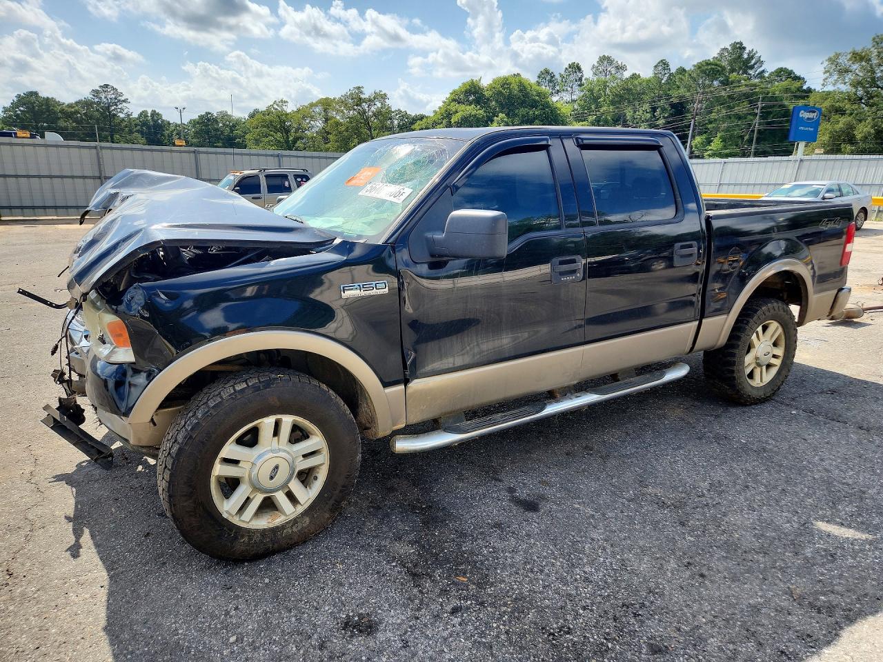 2004 Ford F150 Supercrew Black vin: 1FTPW14584KC97697