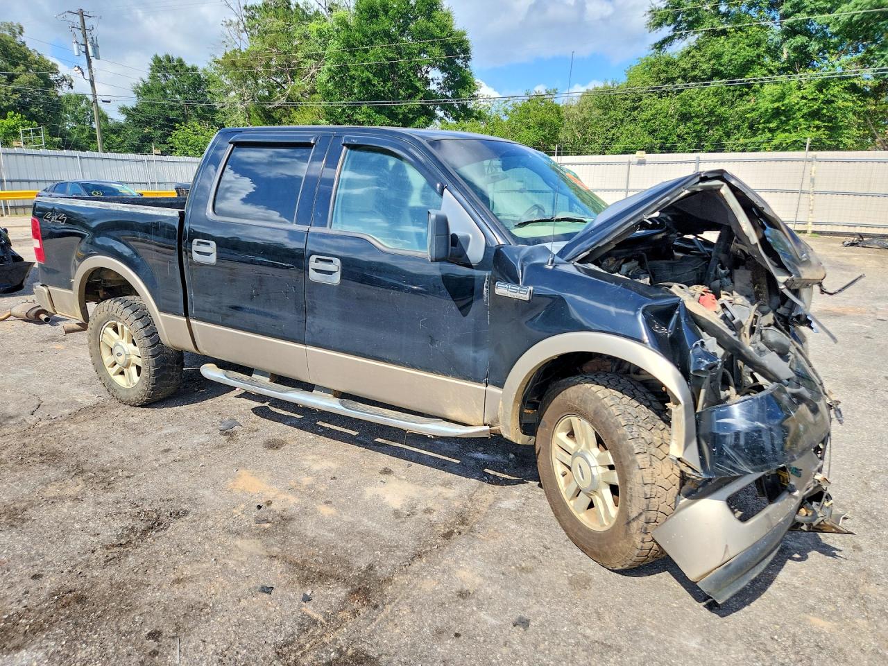 2004 Ford F150 Supercrew Черный vin: 1FTPW14584KC97697