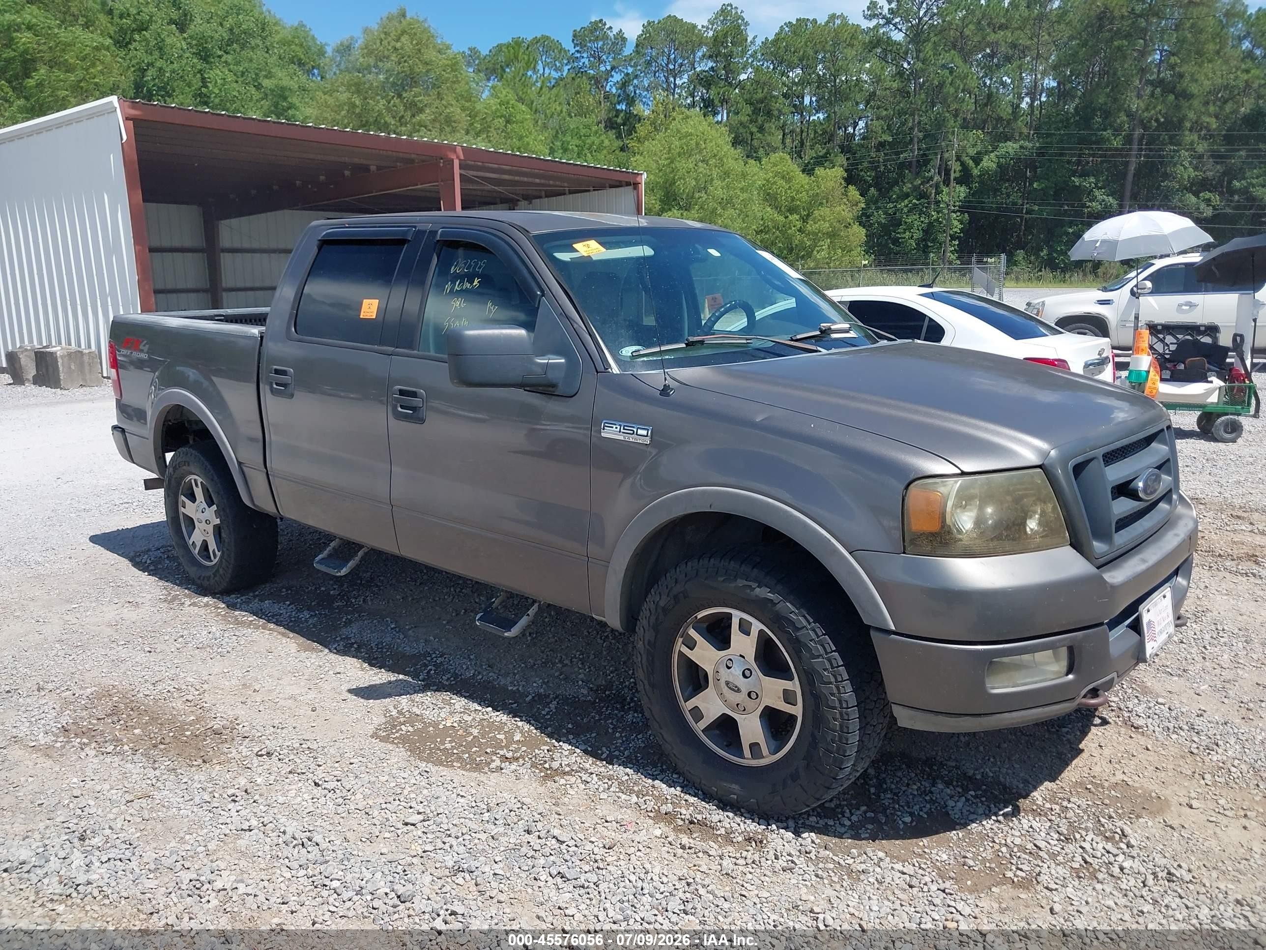 2004 Ford F-150 Fx4/lariat/xlt Gray vin: 1FTPW14584KD02929