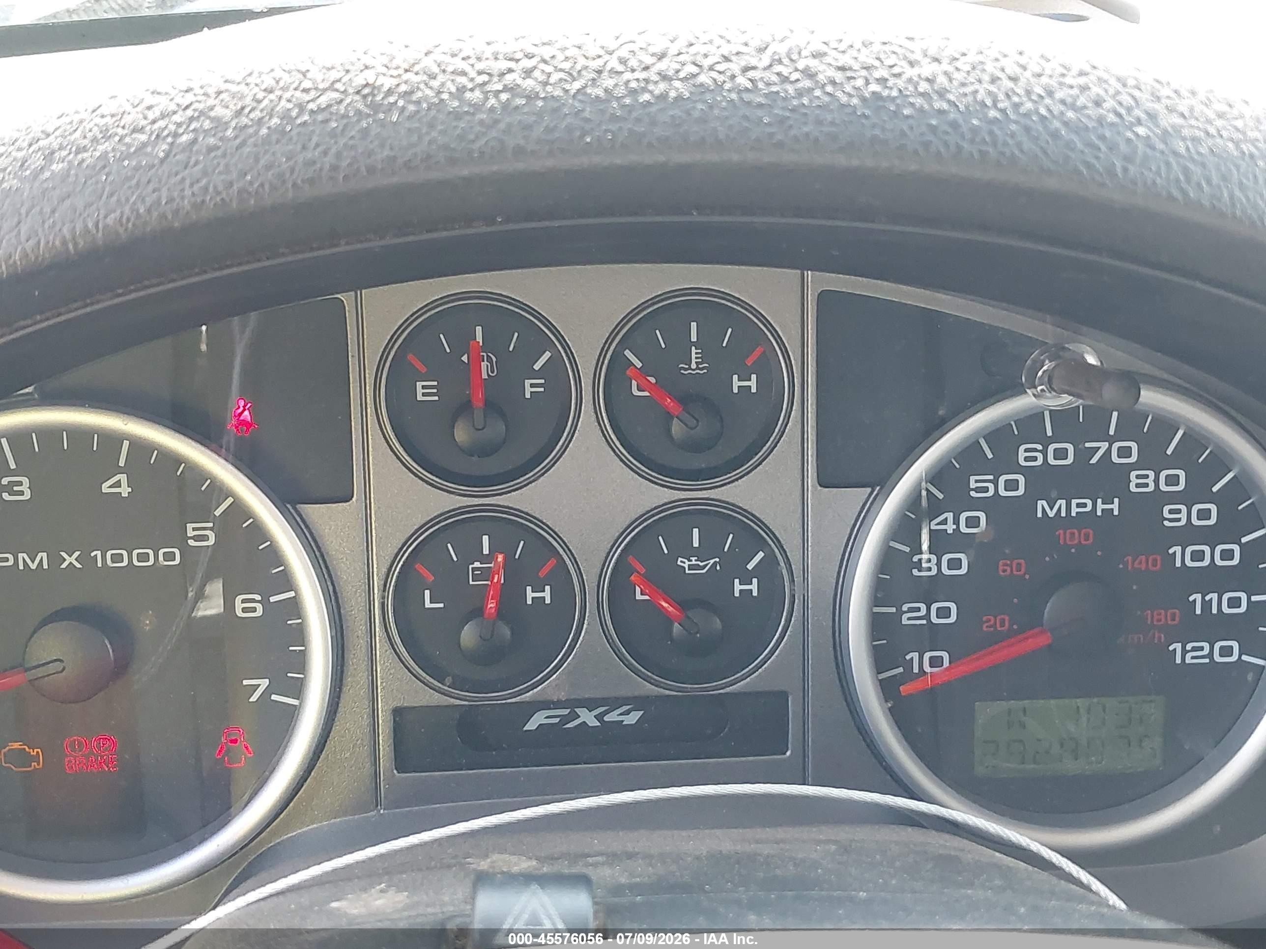 2004 Ford F-150 Fx4/lariat/xlt Gray vin: 1FTPW14584KD02929
