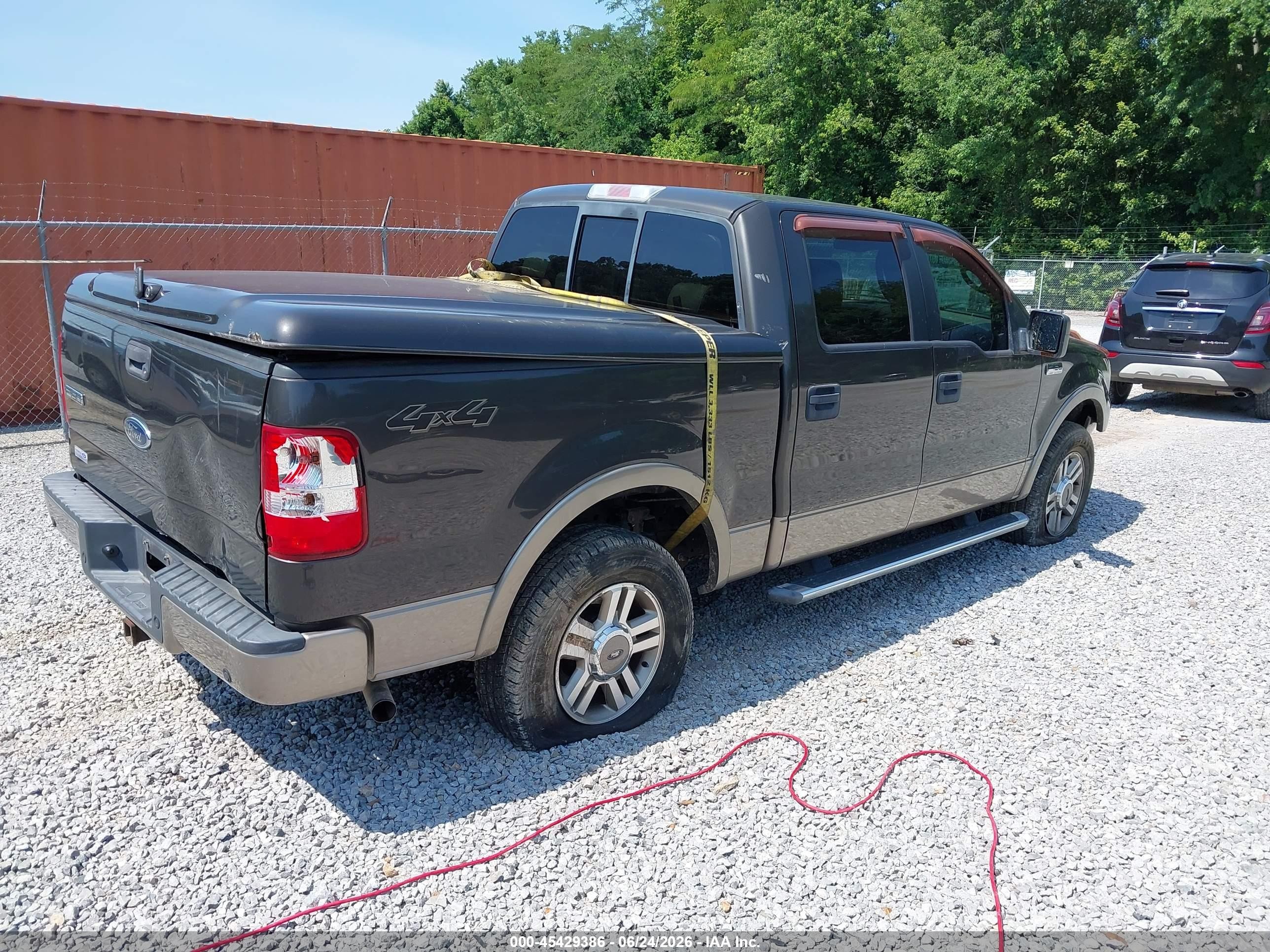 2005 Ford F-150 Fx4/lariat/xlt Black vin: 1FTPW14585FA11034