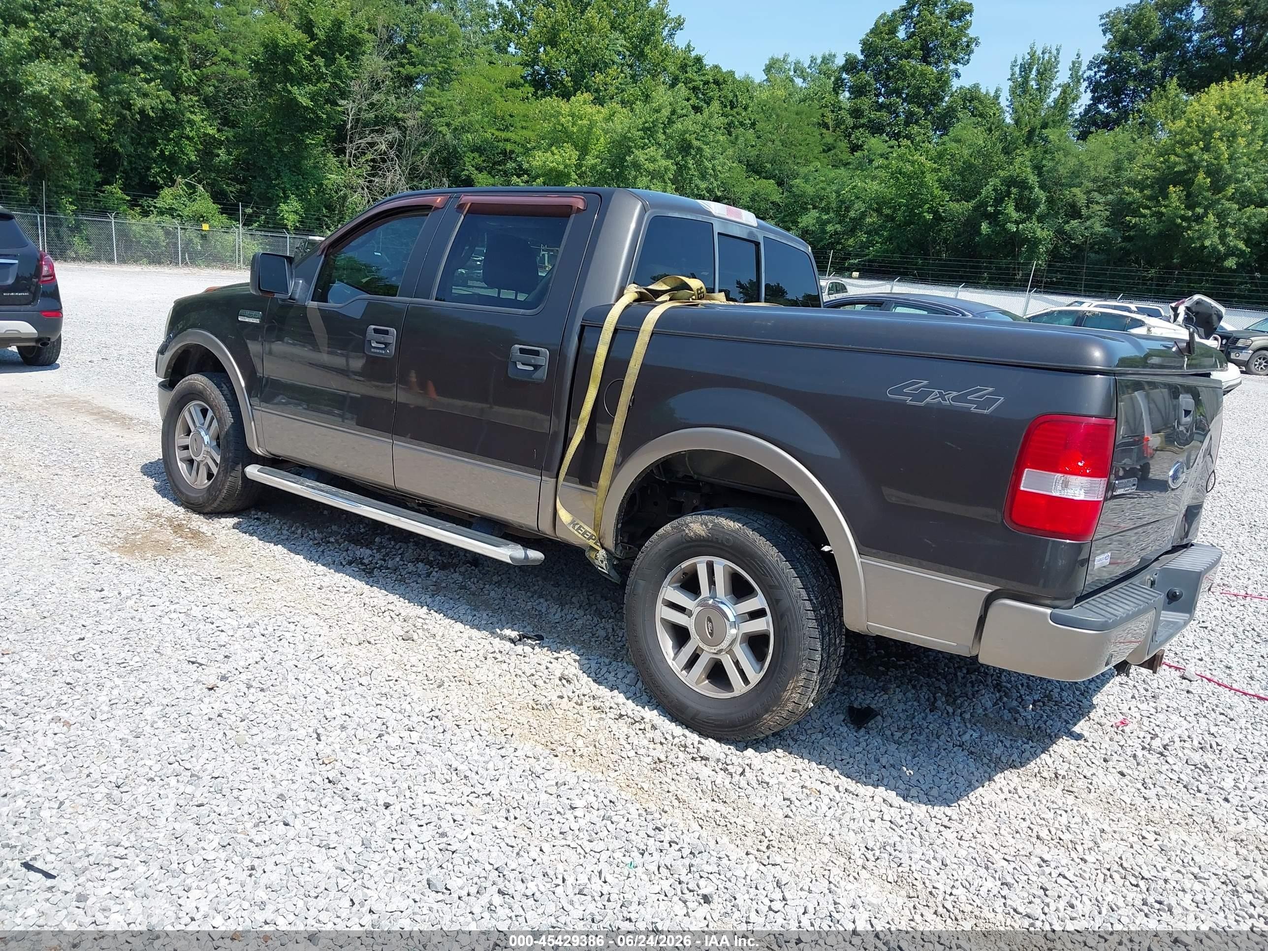 2005 Ford F-150 Fx4/lariat/xlt Black vin: 1FTPW14585FA11034