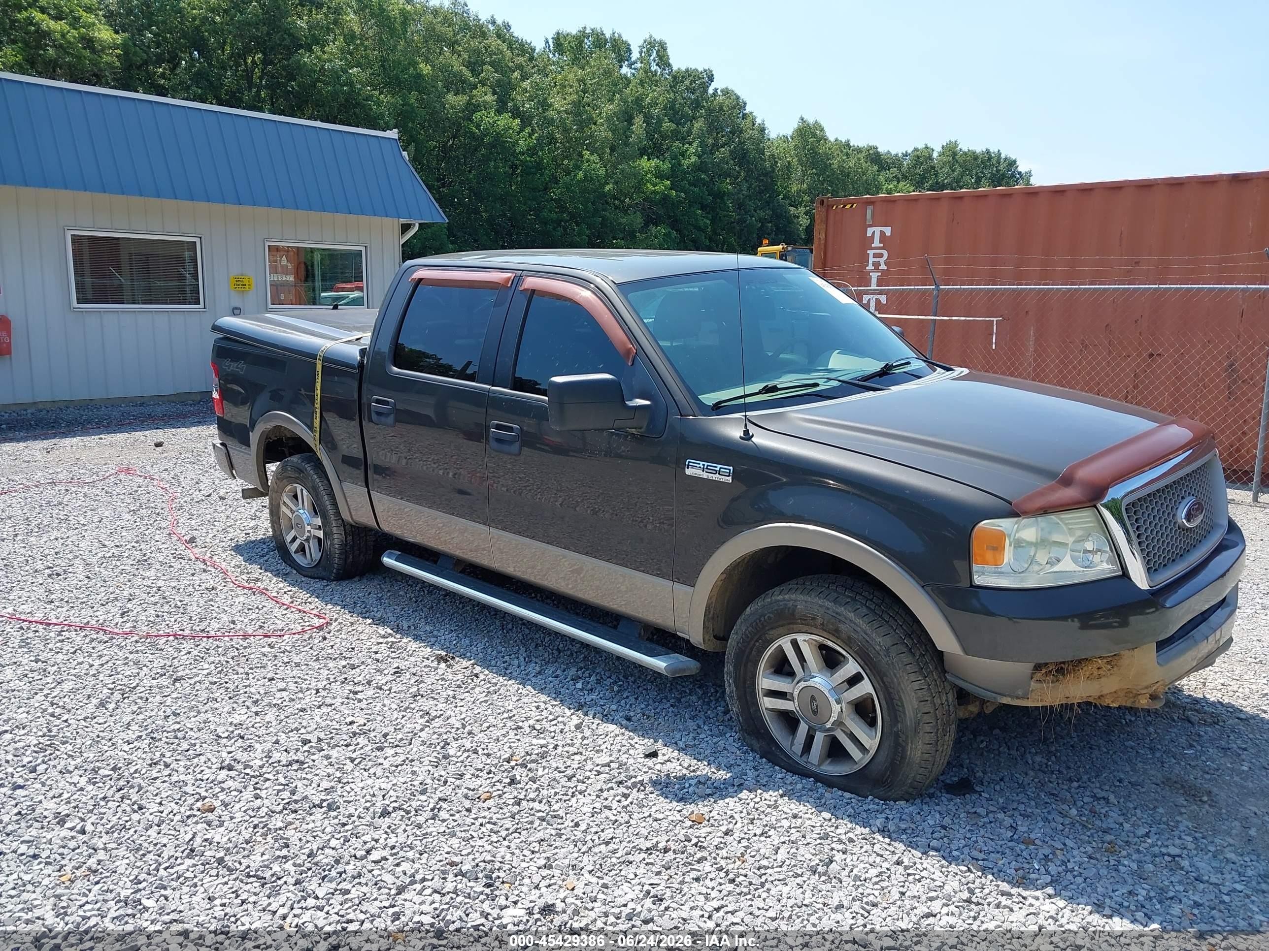 2005 Ford F-150 Fx4/lariat/xlt Black vin: 1FTPW14585FA11034