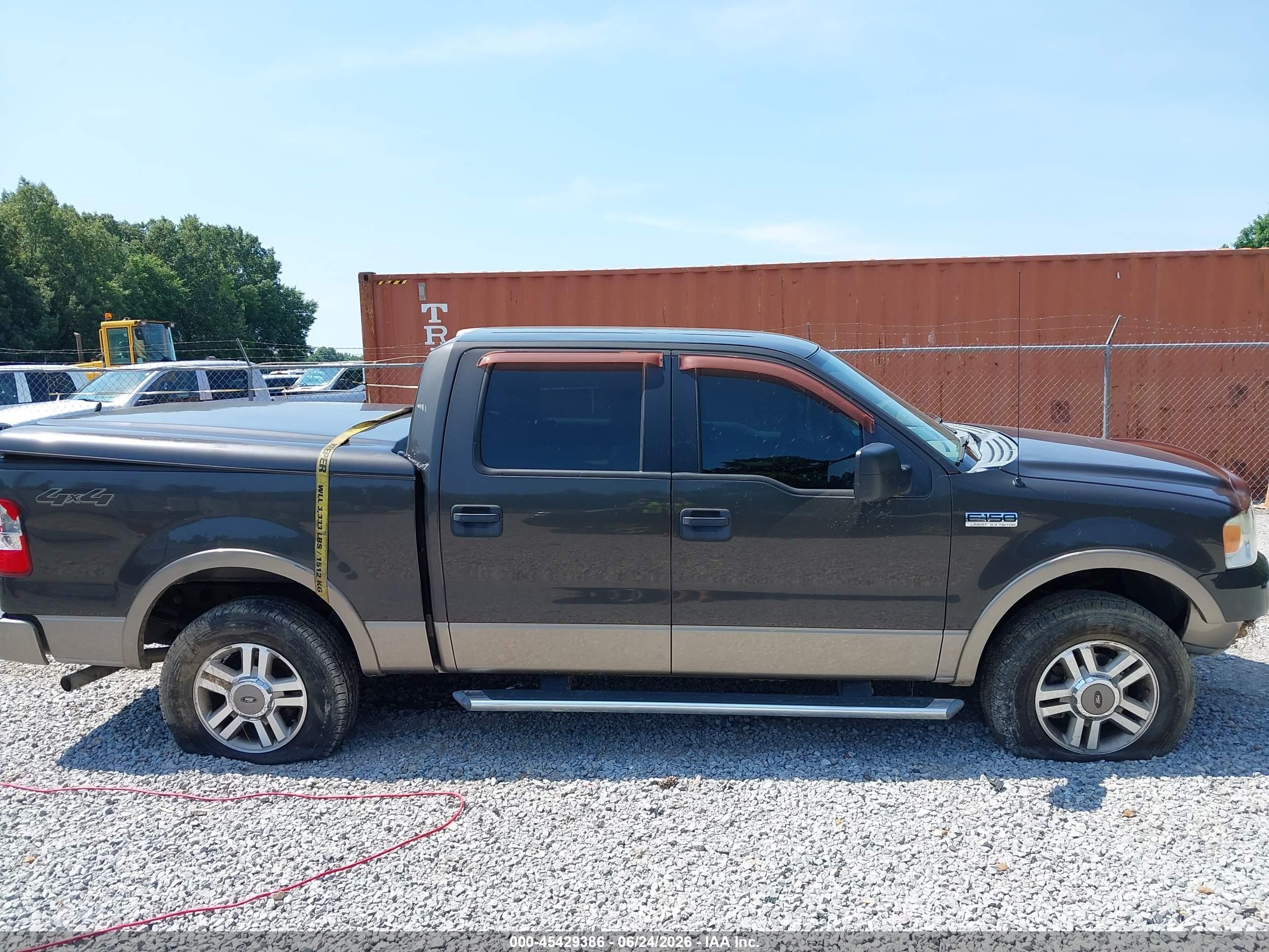 2005 Ford F-150 Fx4/lariat/xlt Black vin: 1FTPW14585FA11034