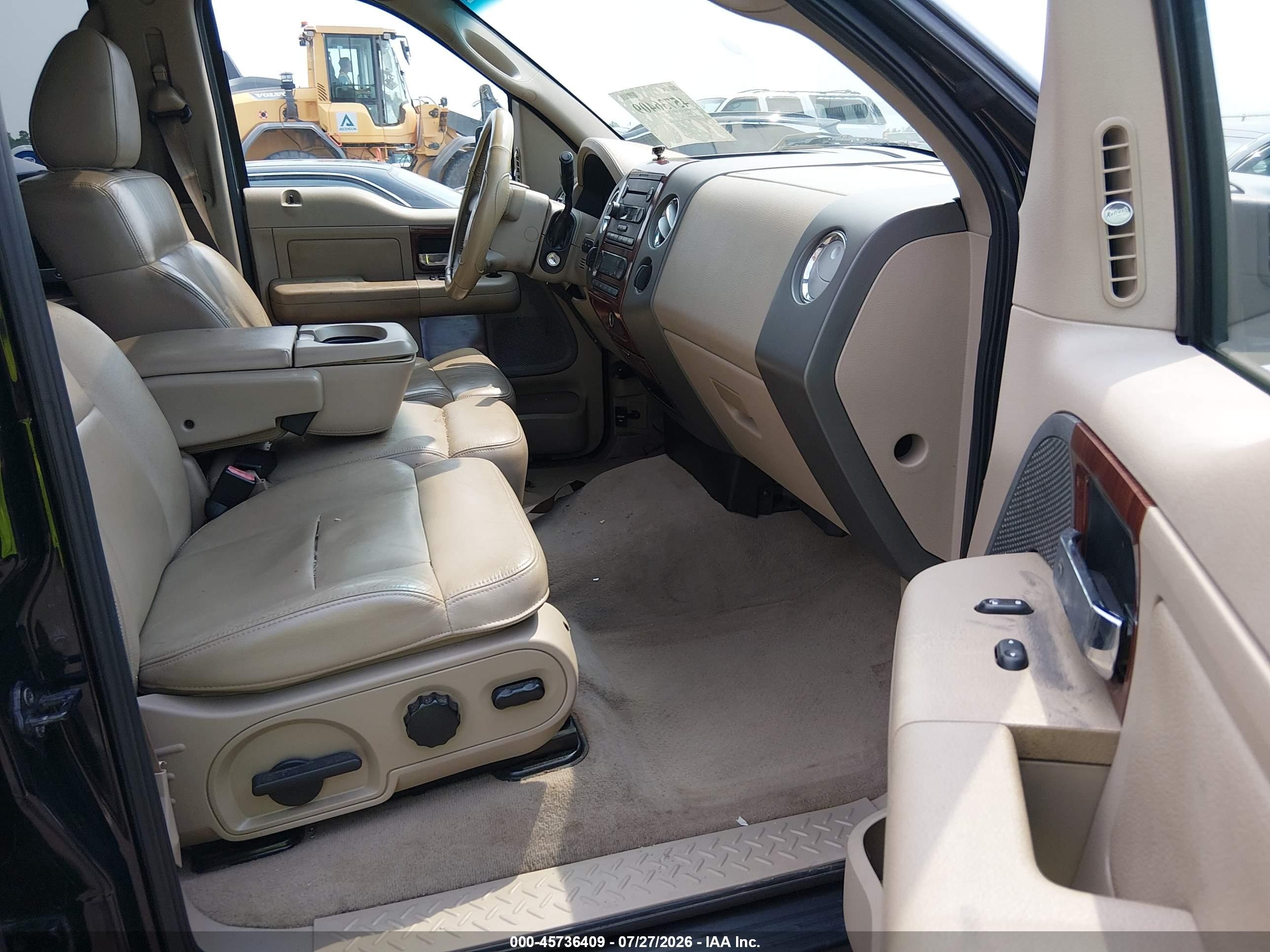 2005 Ford F-150 Fx4/lariat/xlt Black vin: 1FTPW14585FA92617