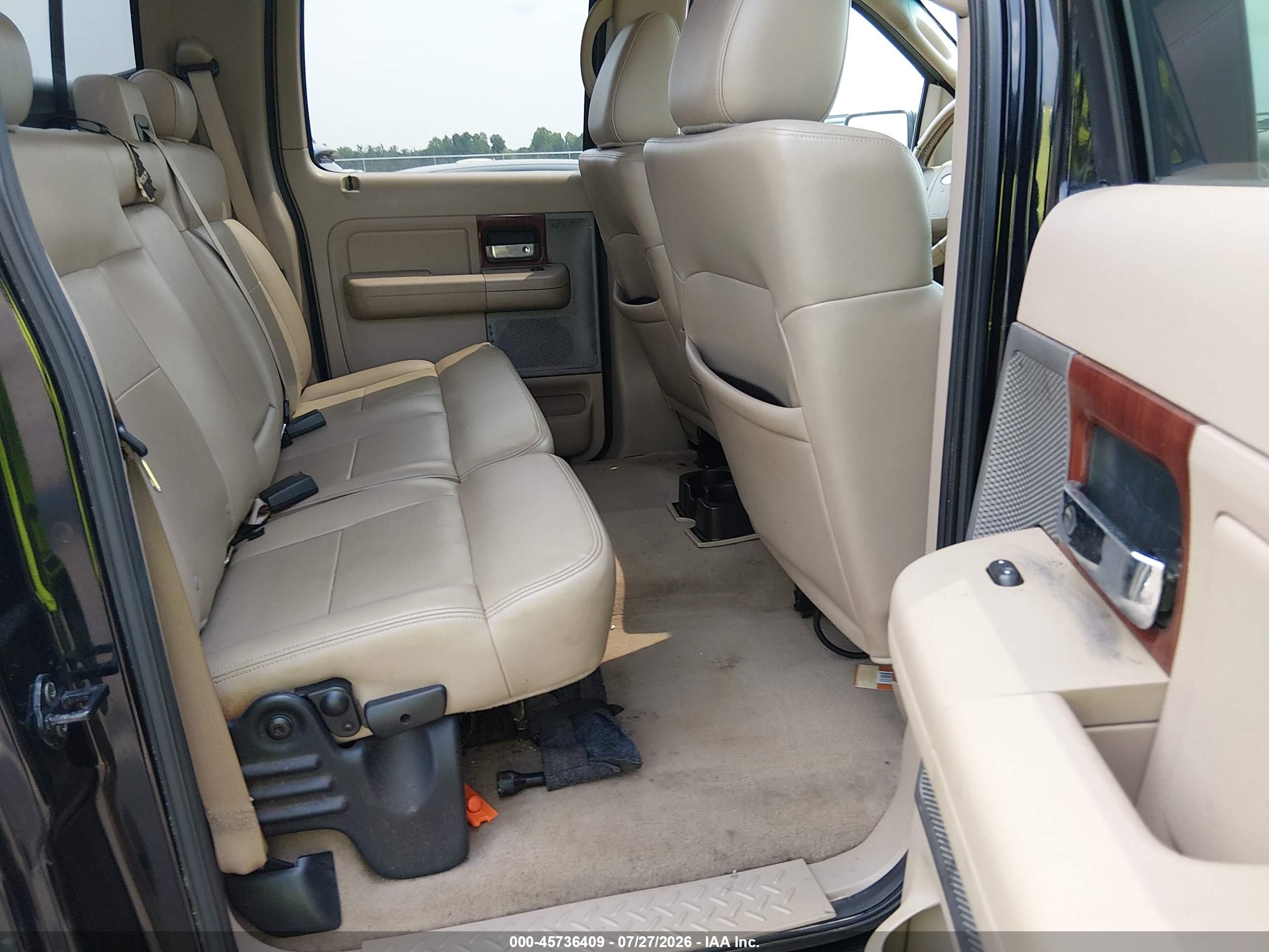 2005 Ford F-150 Fx4/lariat/xlt Black vin: 1FTPW14585FA92617