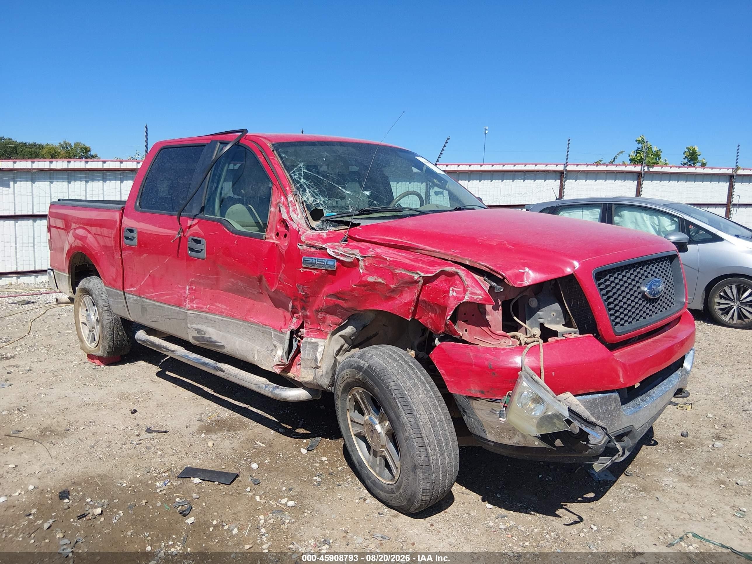 2005 Ford F-150 Fx4/lariat/xlt Красный vin: 1FTPW14585FB20626