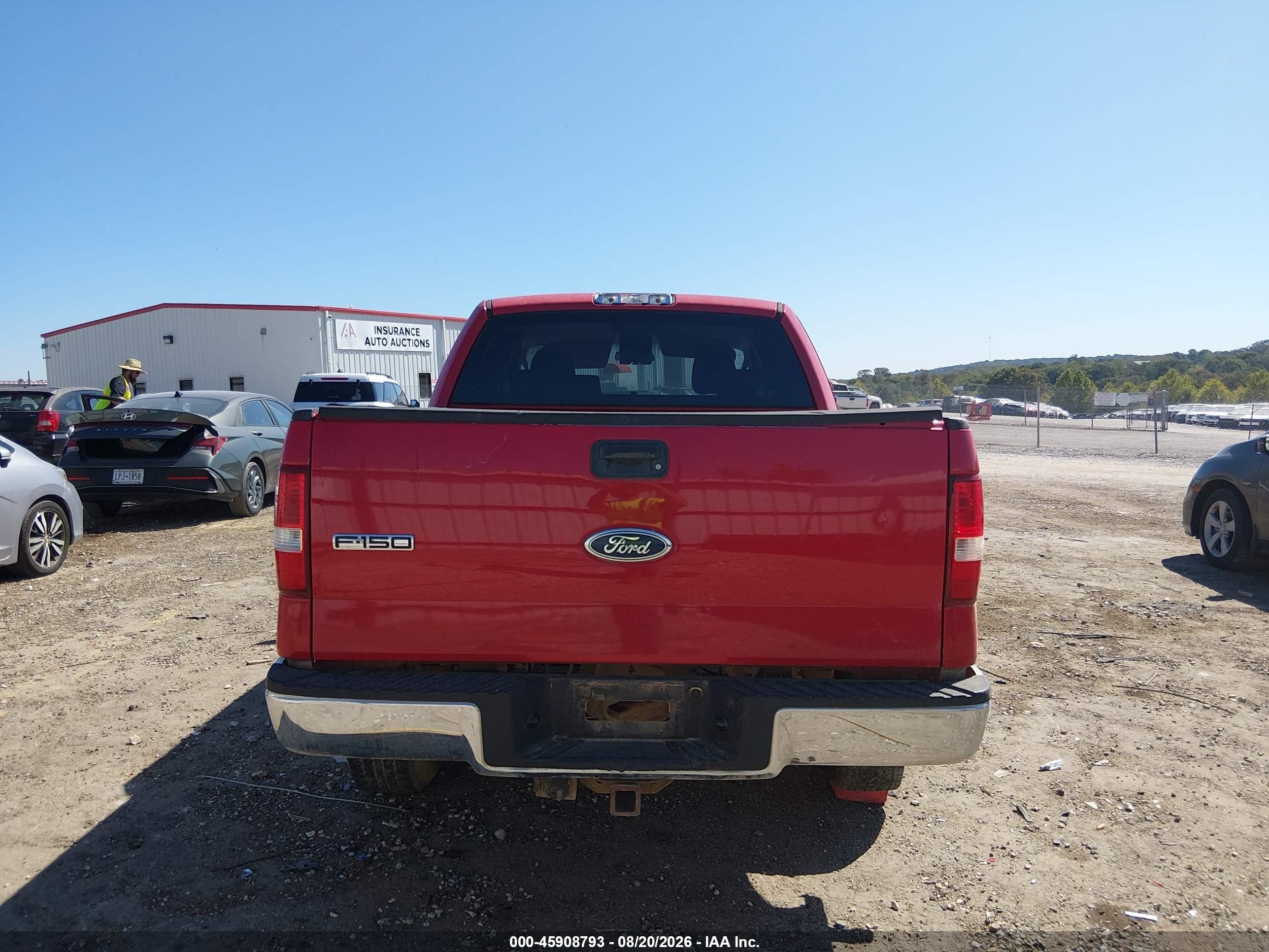 2005 Ford F-150 Fx4/lariat/xlt Красный vin: 1FTPW14585FB20626