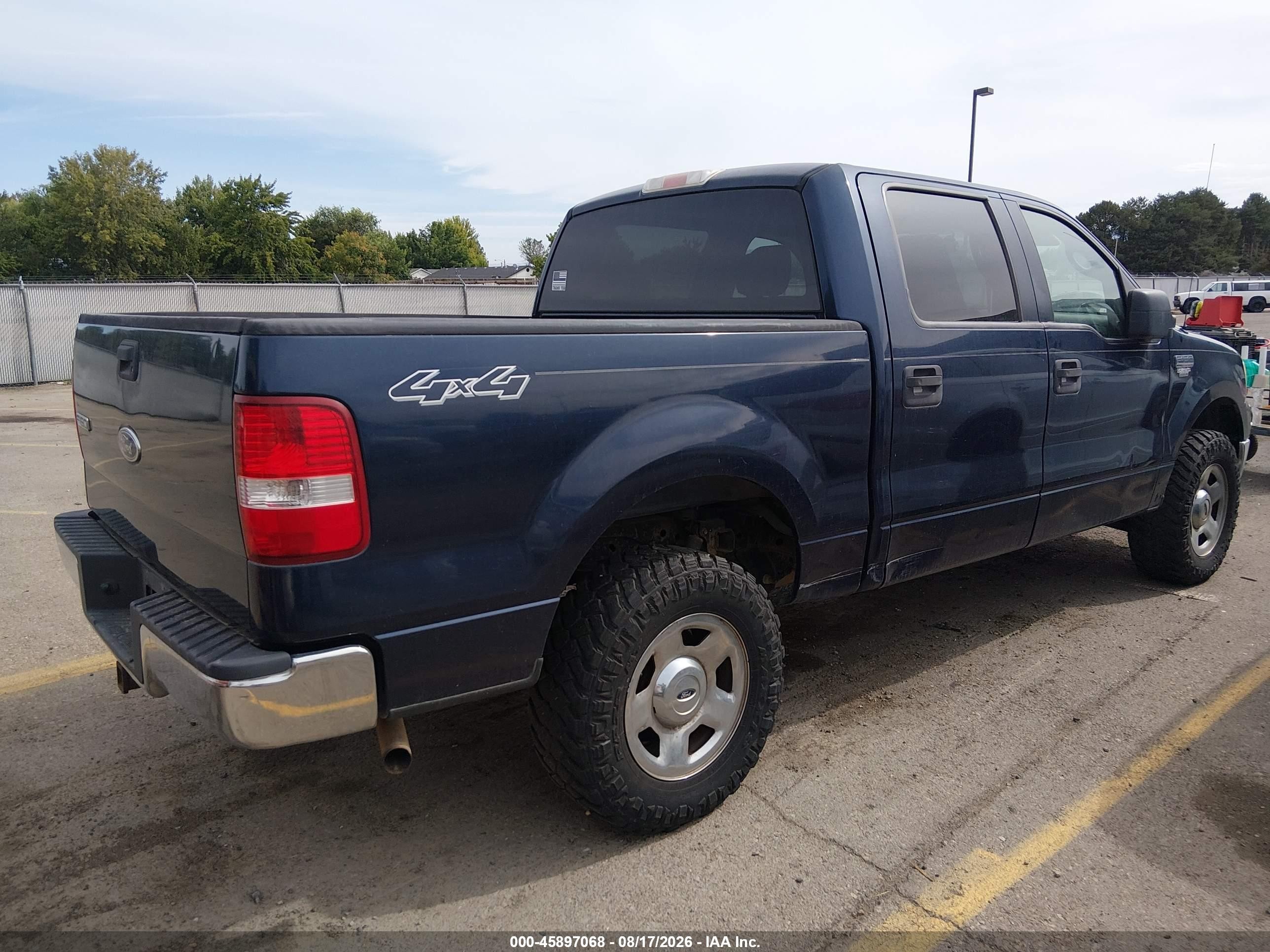 2005 Ford F-150 Fx4/lariat/xlt Blue vin: 1FTPW14585FB31447