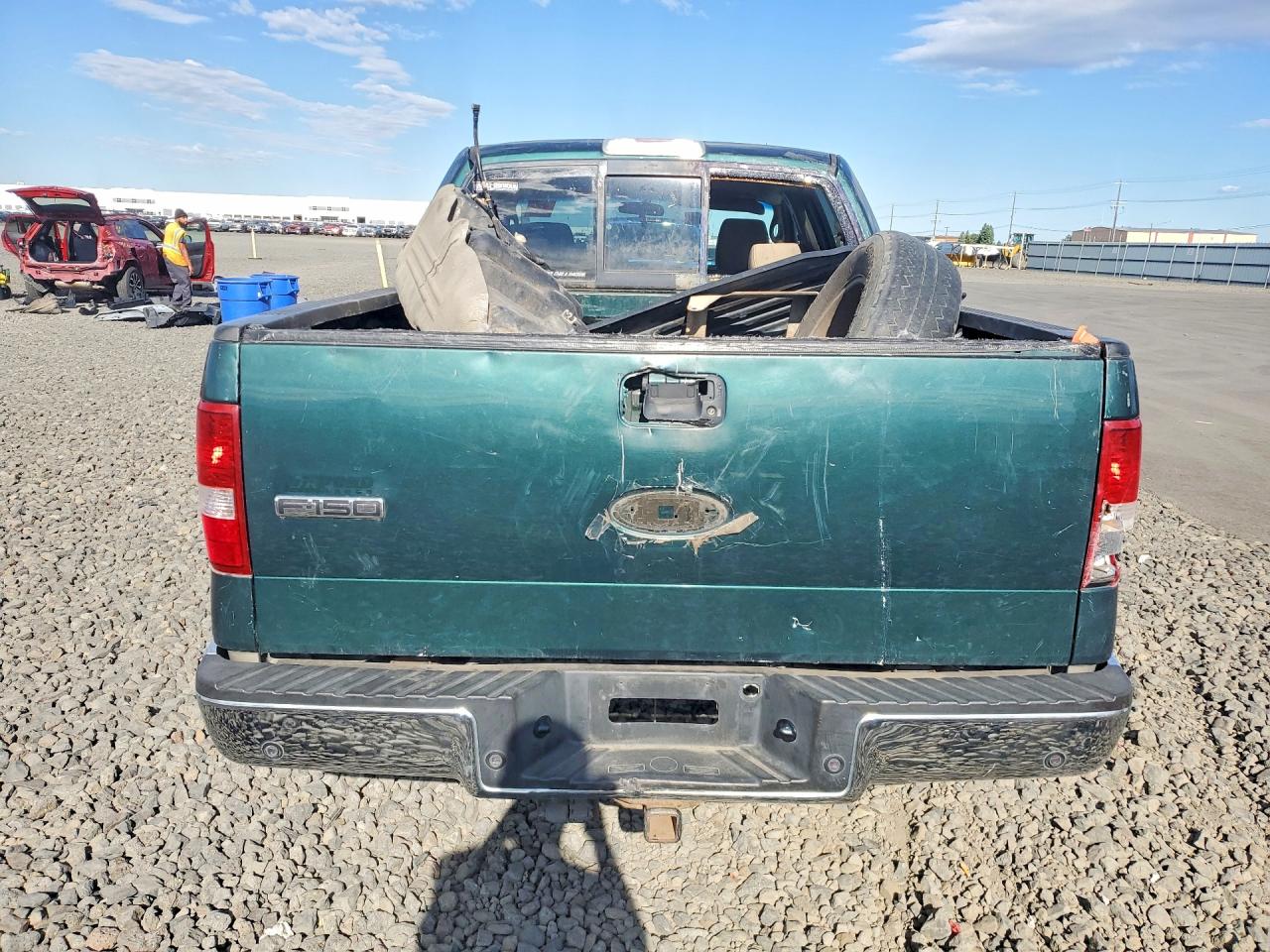 2005 Ford F150 Supercrew Зеленый vin: 1FTPW14585FB53982