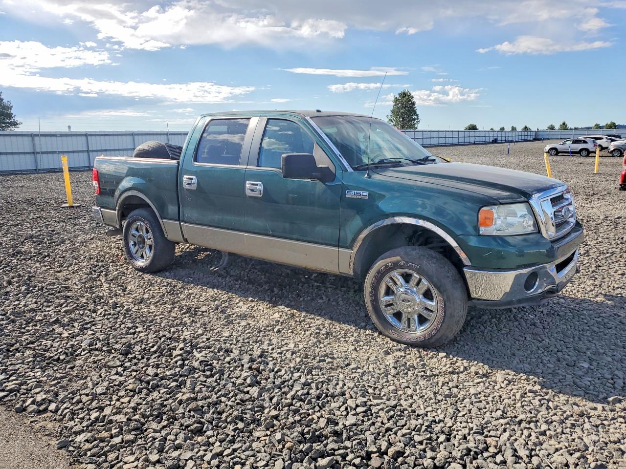 2005 Ford F150 Supercrew Зеленый vin: 1FTPW14585FB53982