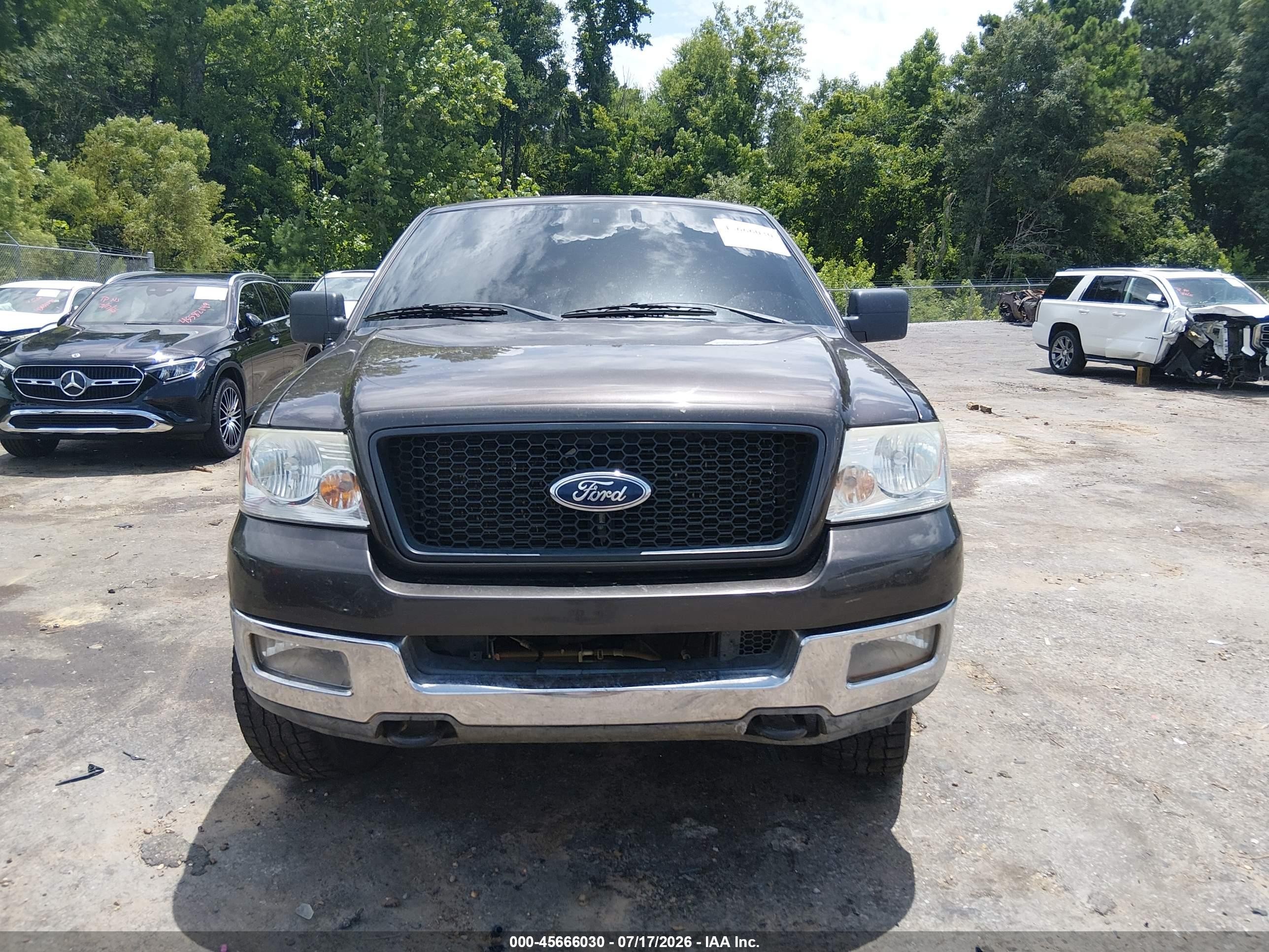 2005 Ford F-150 Fx4/lariat/xlt Black vin: 1FTPW14585KB74161
