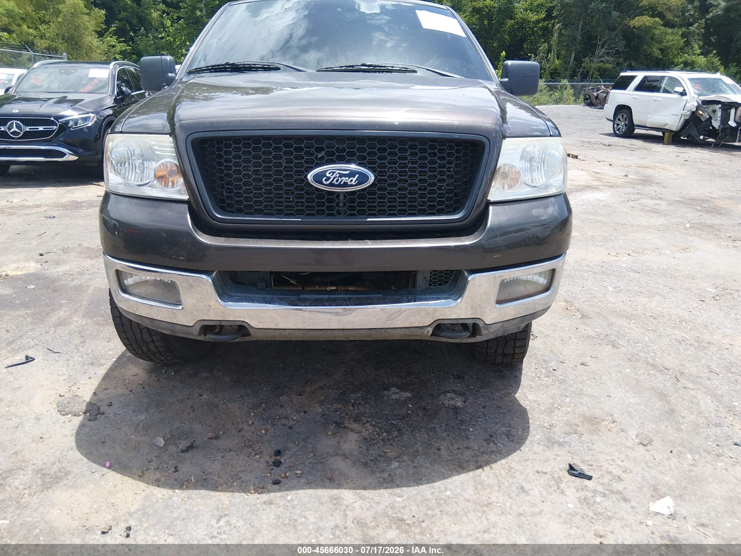 2005 Ford F-150 Fx4/lariat/xlt Black vin: 1FTPW14585KB74161