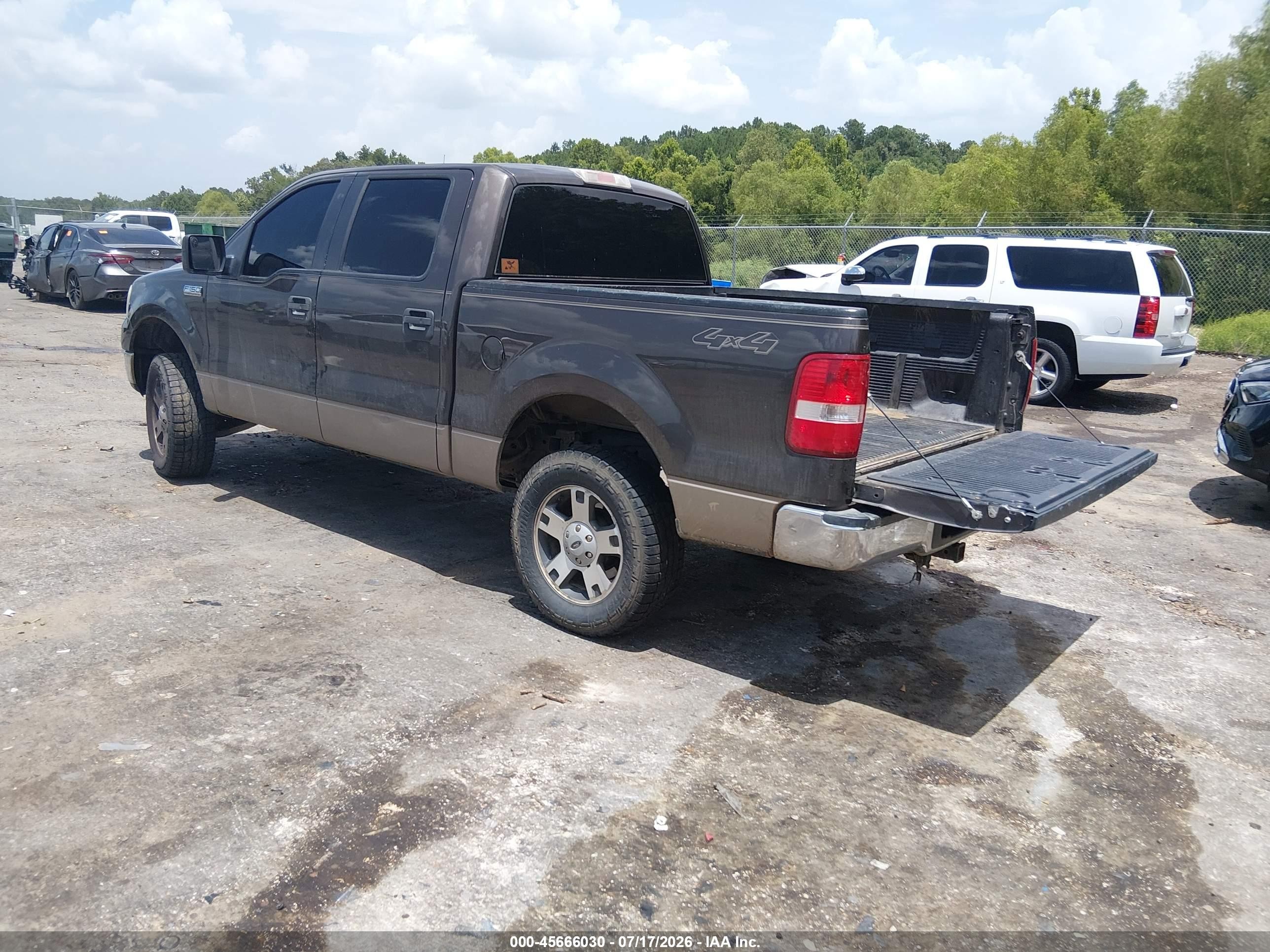 2005 Ford F-150 Fx4/lariat/xlt Black vin: 1FTPW14585KB74161