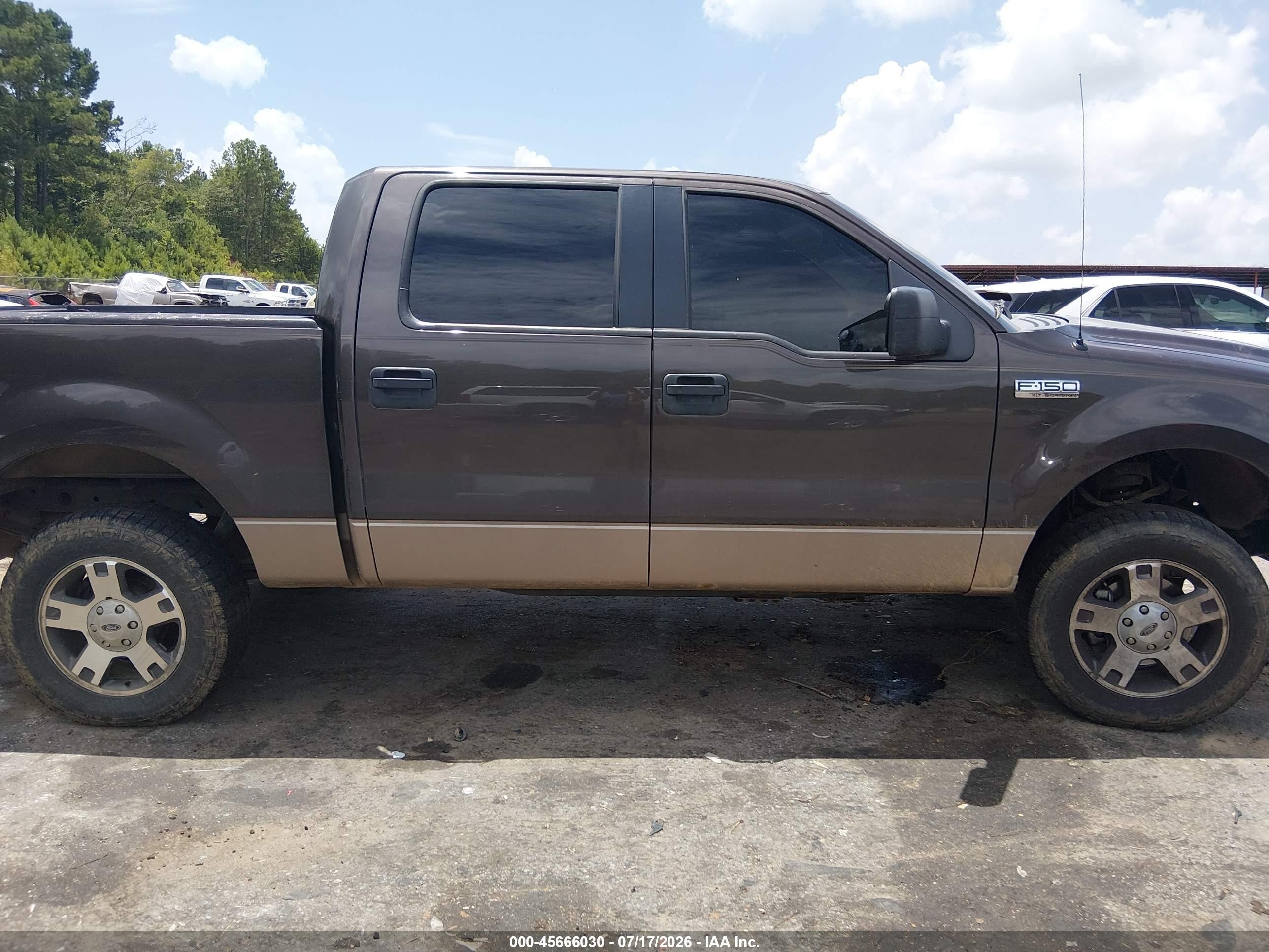 2005 Ford F-150 Fx4/lariat/xlt Black vin: 1FTPW14585KB74161