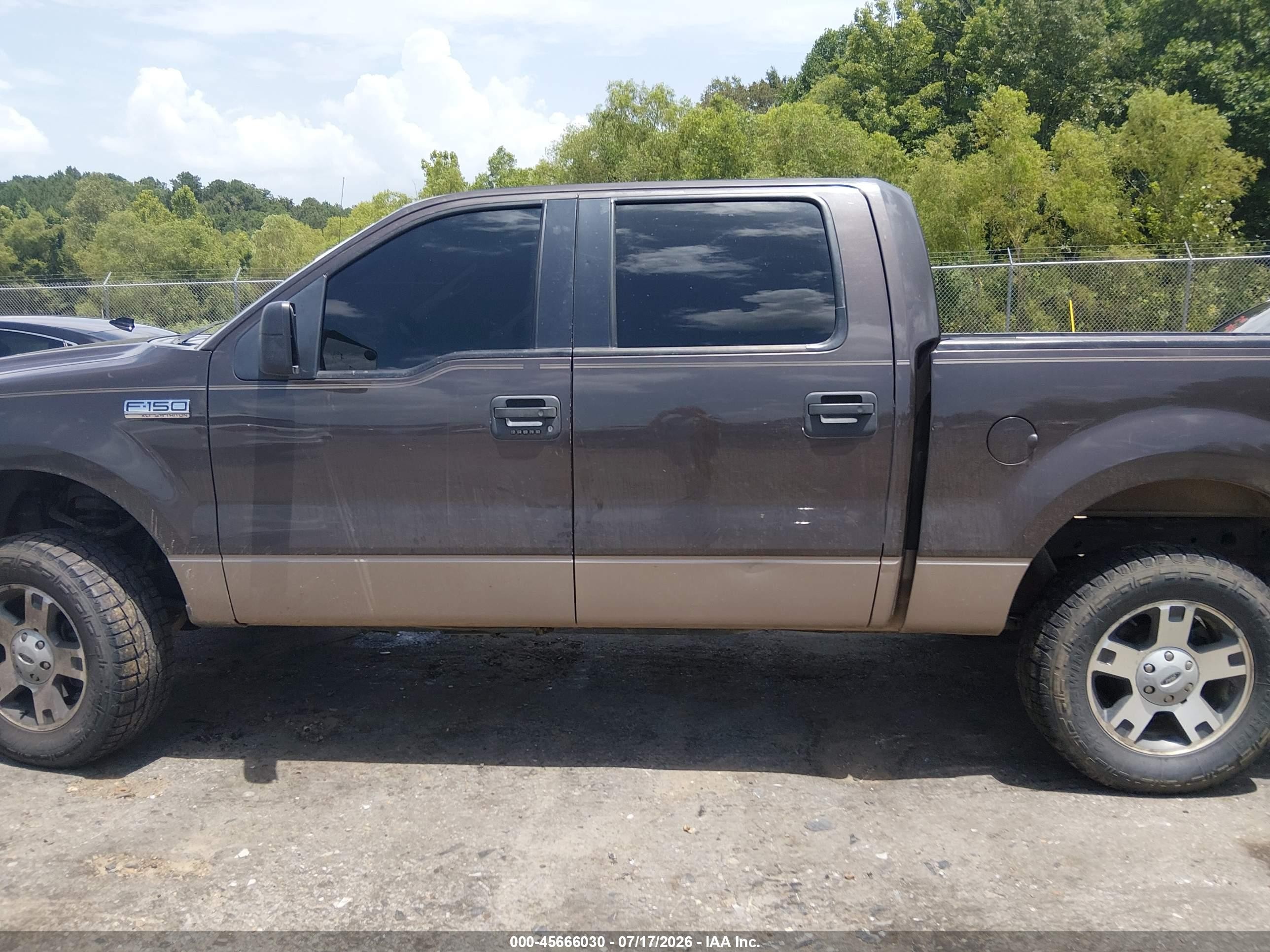 2005 Ford F-150 Fx4/lariat/xlt Black vin: 1FTPW14585KB74161