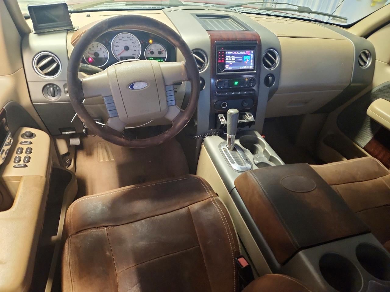 2005 Ford F150 Supercrew Burgundy vin: 1FTPW14585KC59596